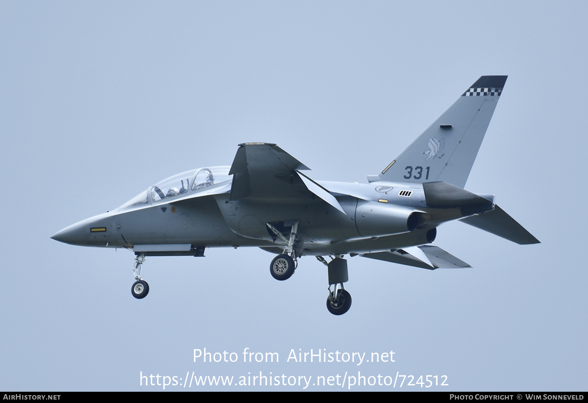 Aircraft Photo of 331 | Alenia Aermacchi M-346A Master | Singapore - Air Force | AirHistory.net #724512