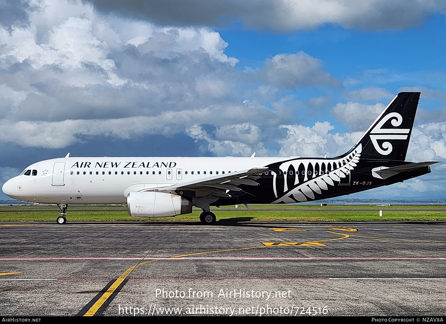 Aircraft Photo of ZK-OJS | Airbus A320-232 | Air New Zealand | AirHistory.net #724516