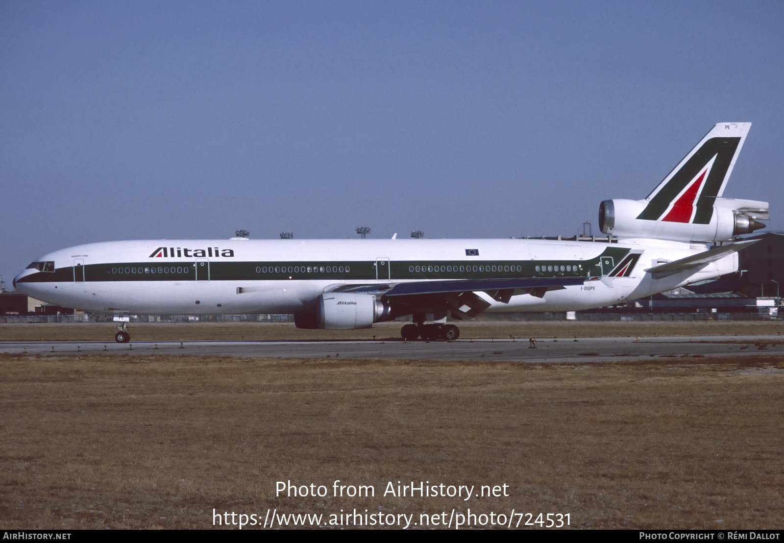 Aircraft Photo of I-DUPE | McDonnell Douglas MD-11C | Alitalia | AirHistory.net #724531