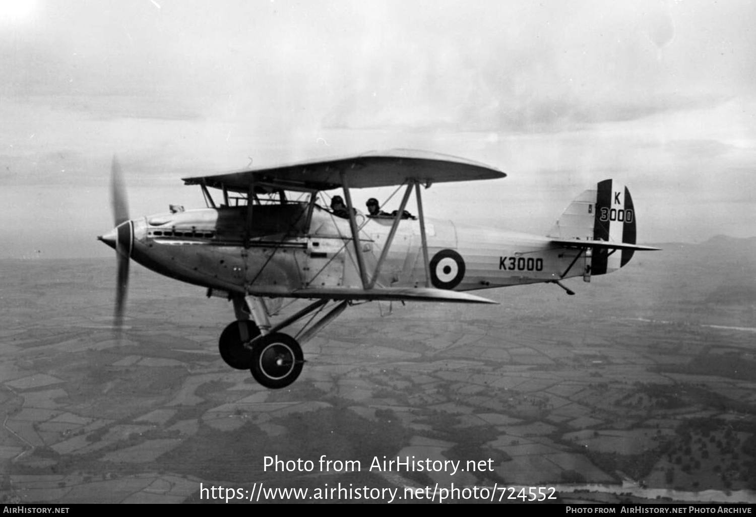 Aircraft Photo of K3000 | Hawker Hart I | UK - Air Force | AirHistory.net #724552