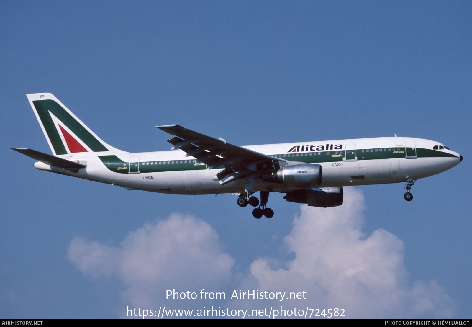 Aircraft Photo of I-BUSM | Airbus A300B2K-203 | Alitalia | AirHistory.net #724582