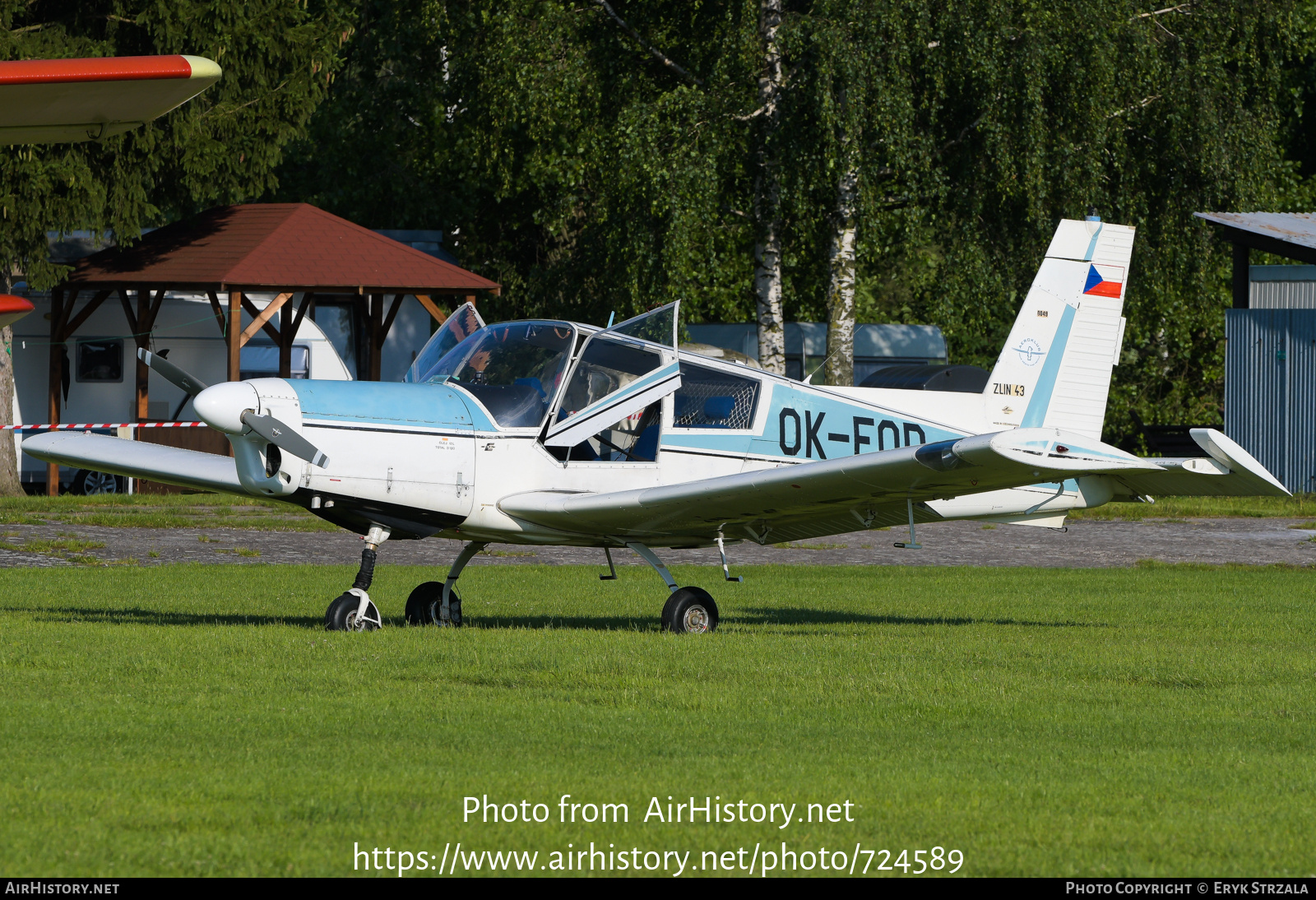 Aircraft Photo of OK-EOD | Zlin Z-43 | Aeroklub Nové Město nad Metují | AirHistory.net #724589