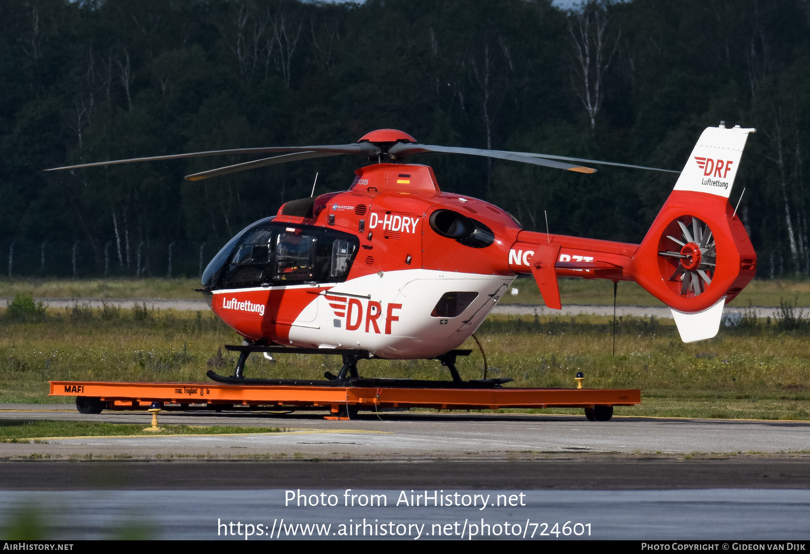 Aircraft Photo of D-HDRY | Eurocopter EC-135P-2+ | DRF Luftrettung - German Air Rescue | AirHistory.net #724601