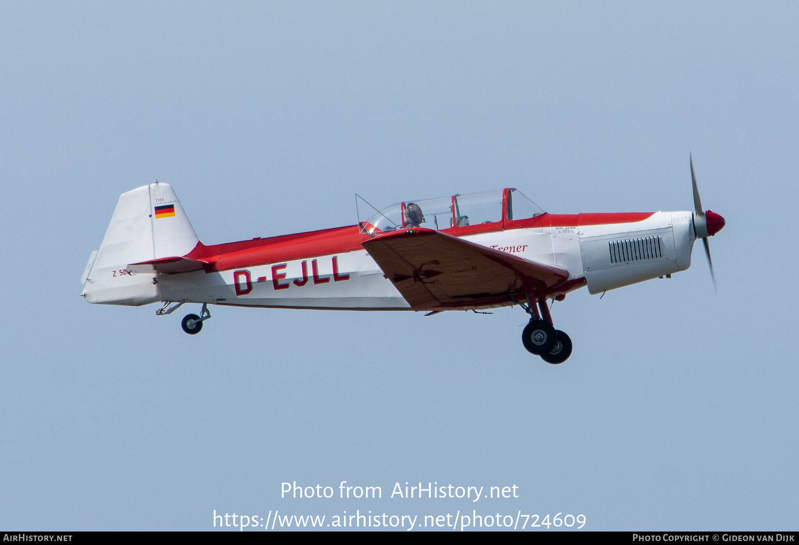 Aircraft Photo of D-EJLL | Zlin Z-526F Trener Master | AirHistory.net #724609