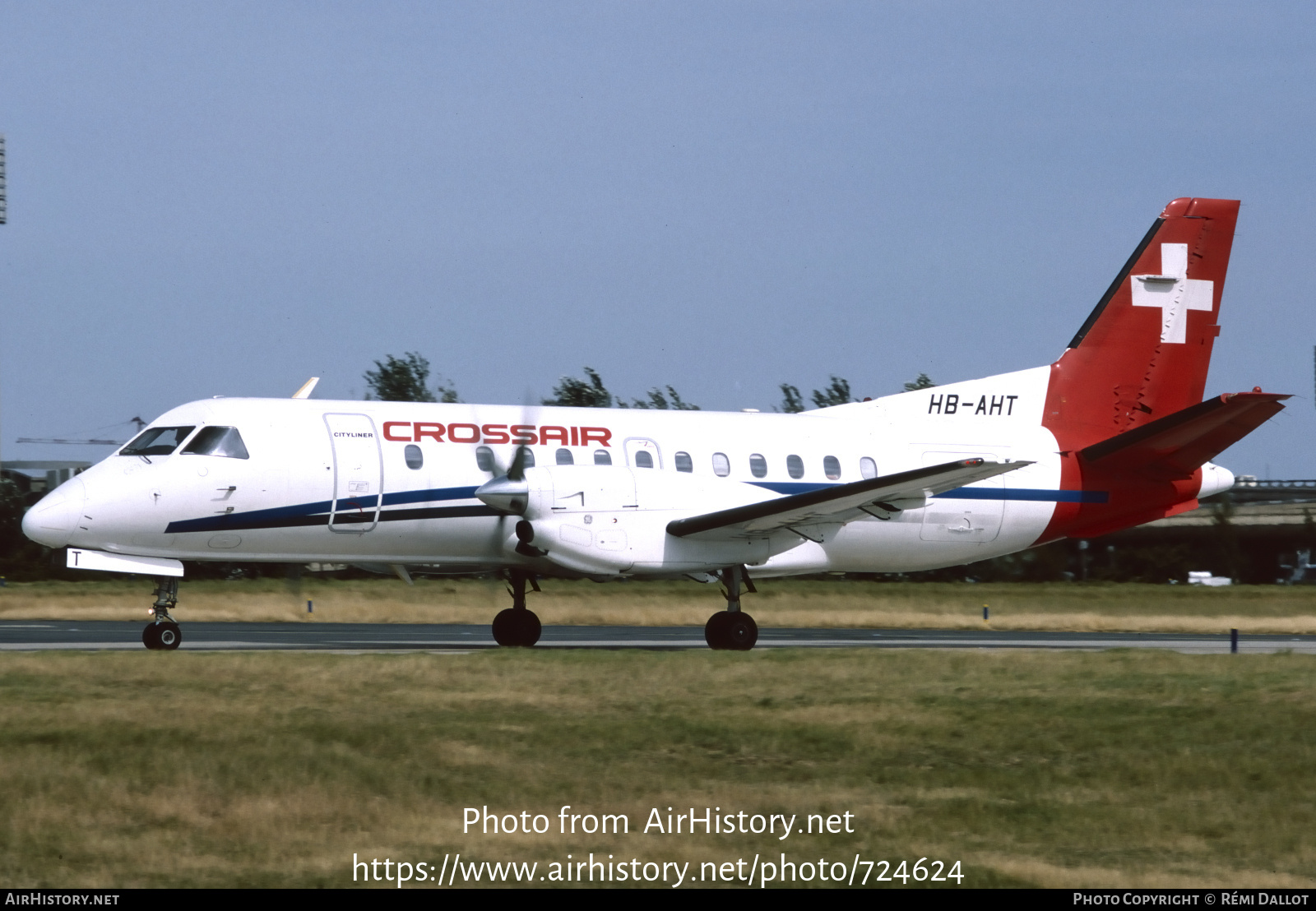 Aircraft Photo of HB-AHT | Saab 340A | Crossair | AirHistory.net #724624