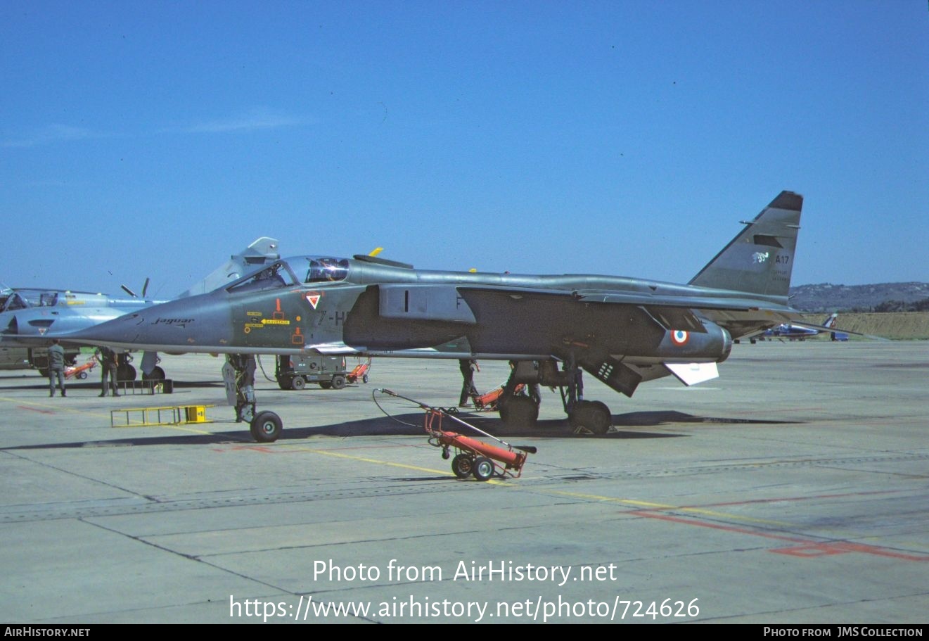 Aircraft Photo of A17 | Sepecat Jaguar A | France - Air Force | AirHistory.net #724626