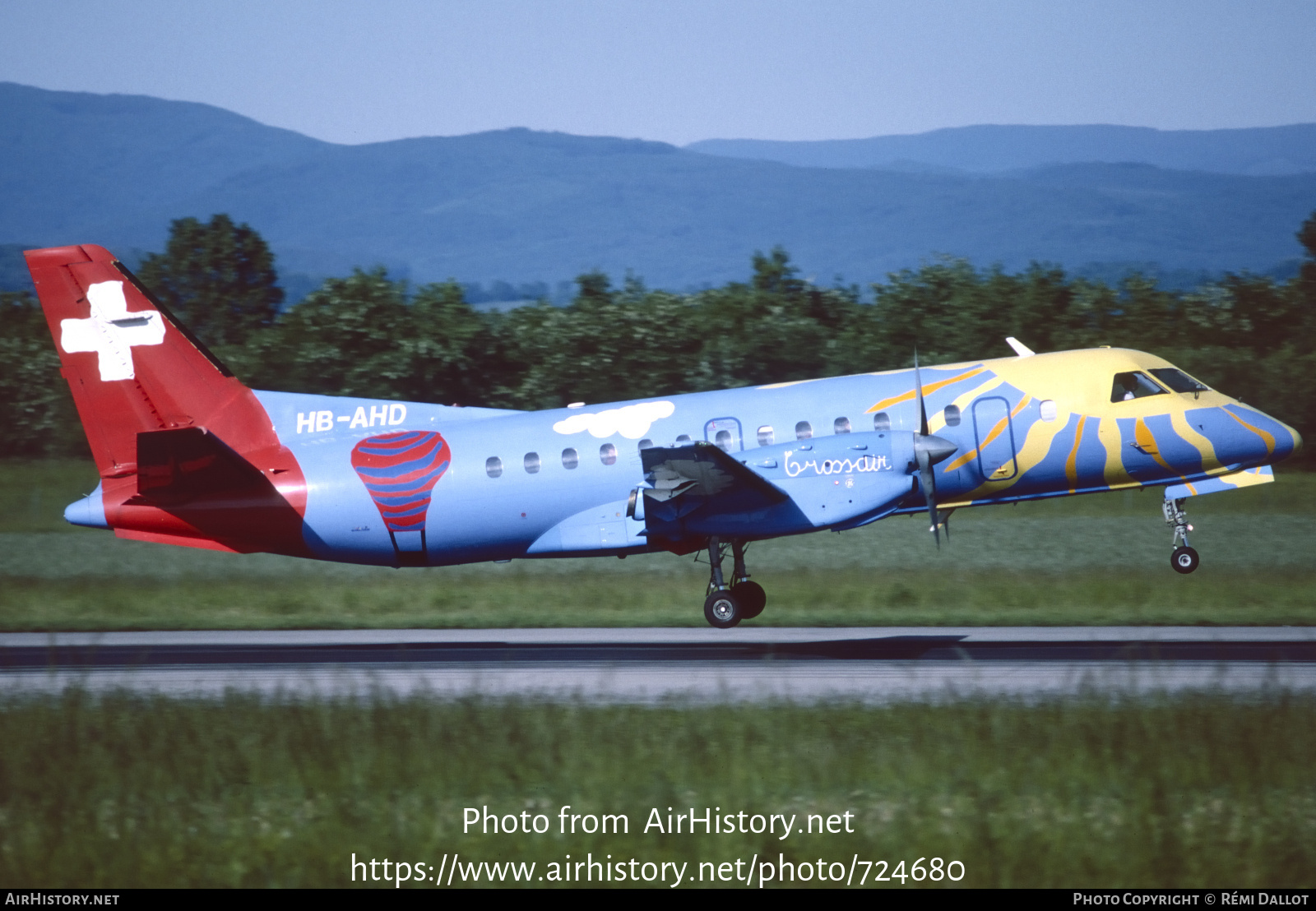 Aircraft Photo of HB-AHD | Saab-Fairchild SF-340A | Crossair | AirHistory.net #724680