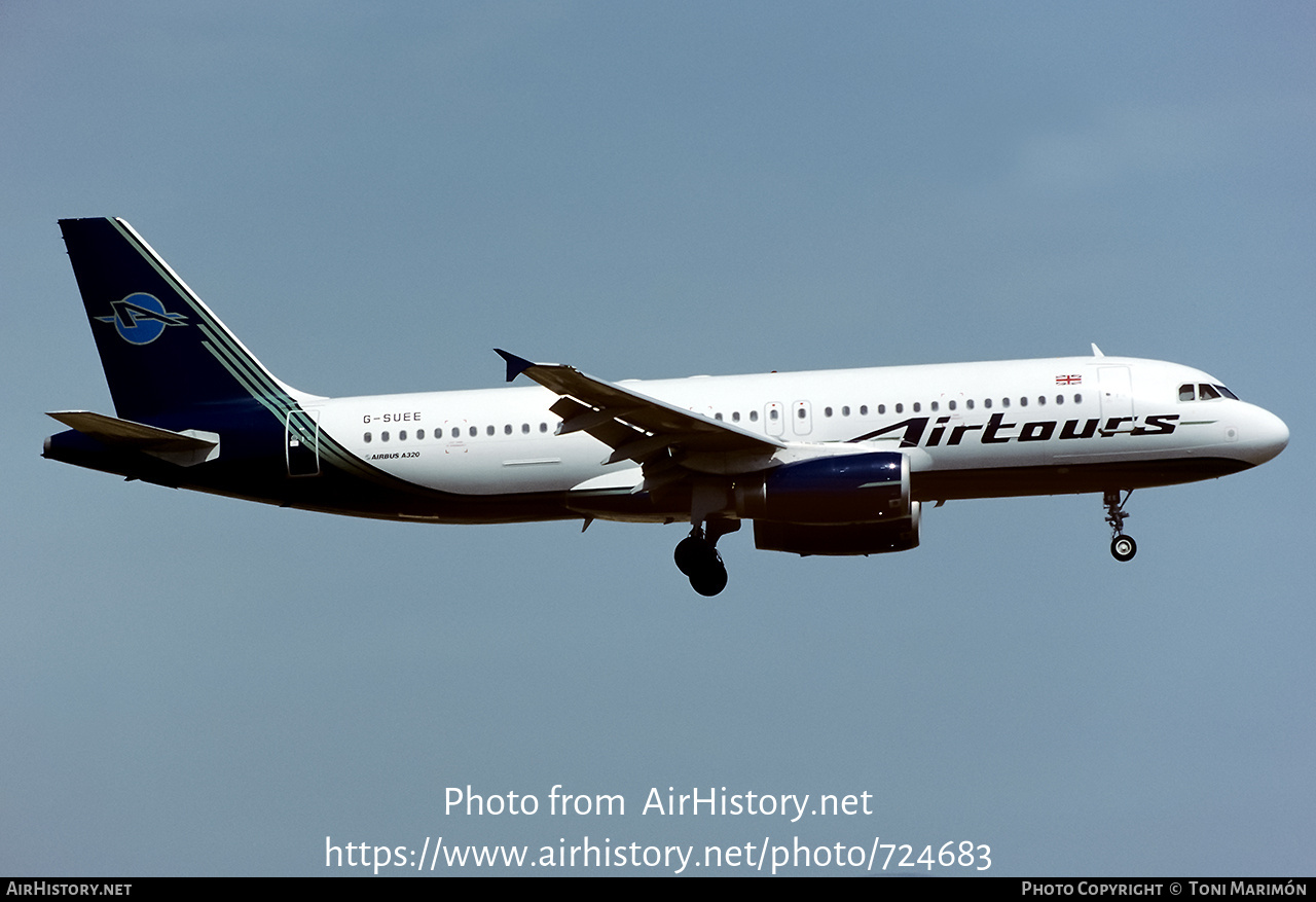 Aircraft Photo of G-SUEE | Airbus A320-231 | Airtours International | AirHistory.net #724683