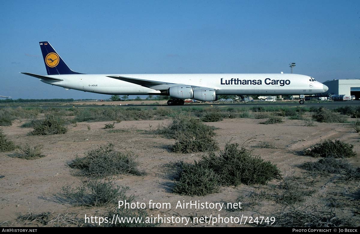 Aircraft Photo of D-ADUE | McDonnell Douglas DC-8-73AF | Lufthansa Cargo | AirHistory.net #724749