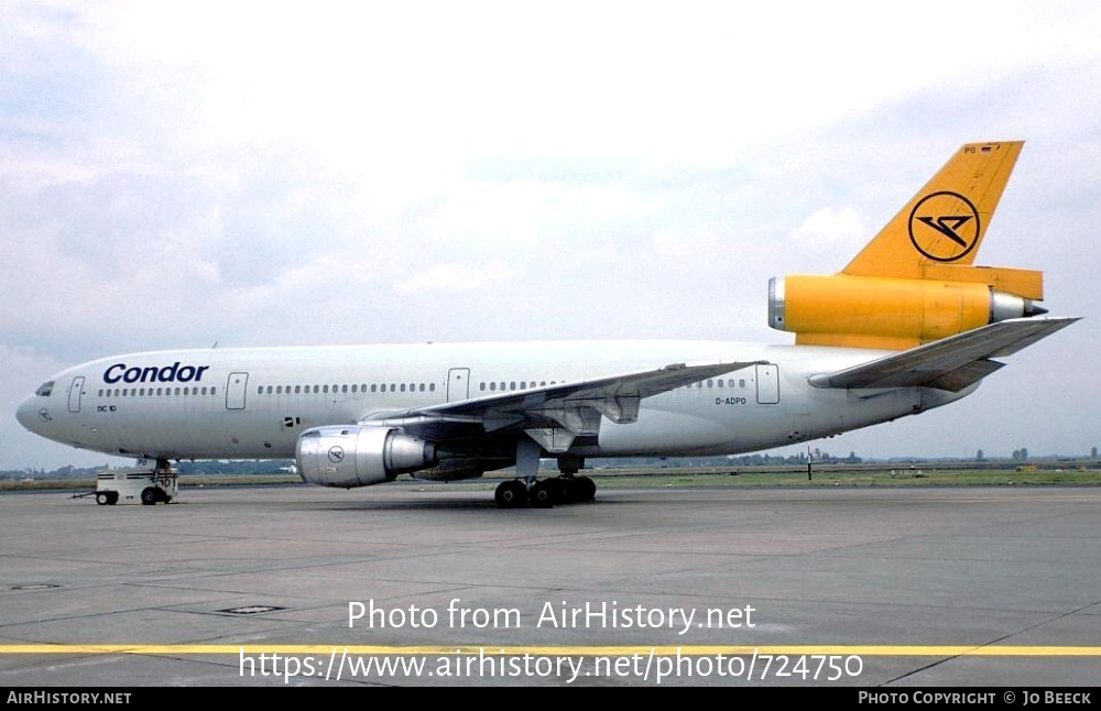 Aircraft Photo of D-ADPO | McDonnell Douglas DC-10-30 | Condor Flugdienst | AirHistory.net #724750