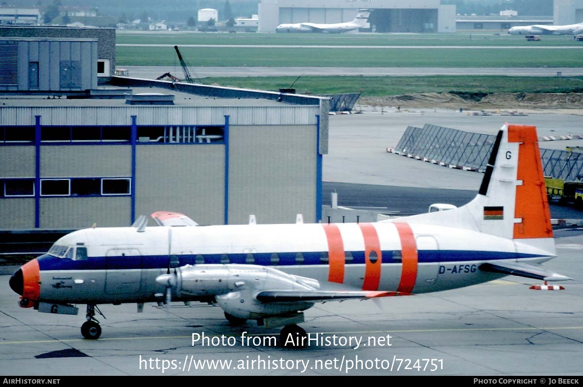 Aircraft Photo of D-AFSG | Hawker Siddeley HS-748 Srs2/244 | BFS - Bundesanstalt für Flugsicherung | AirHistory.net #724751