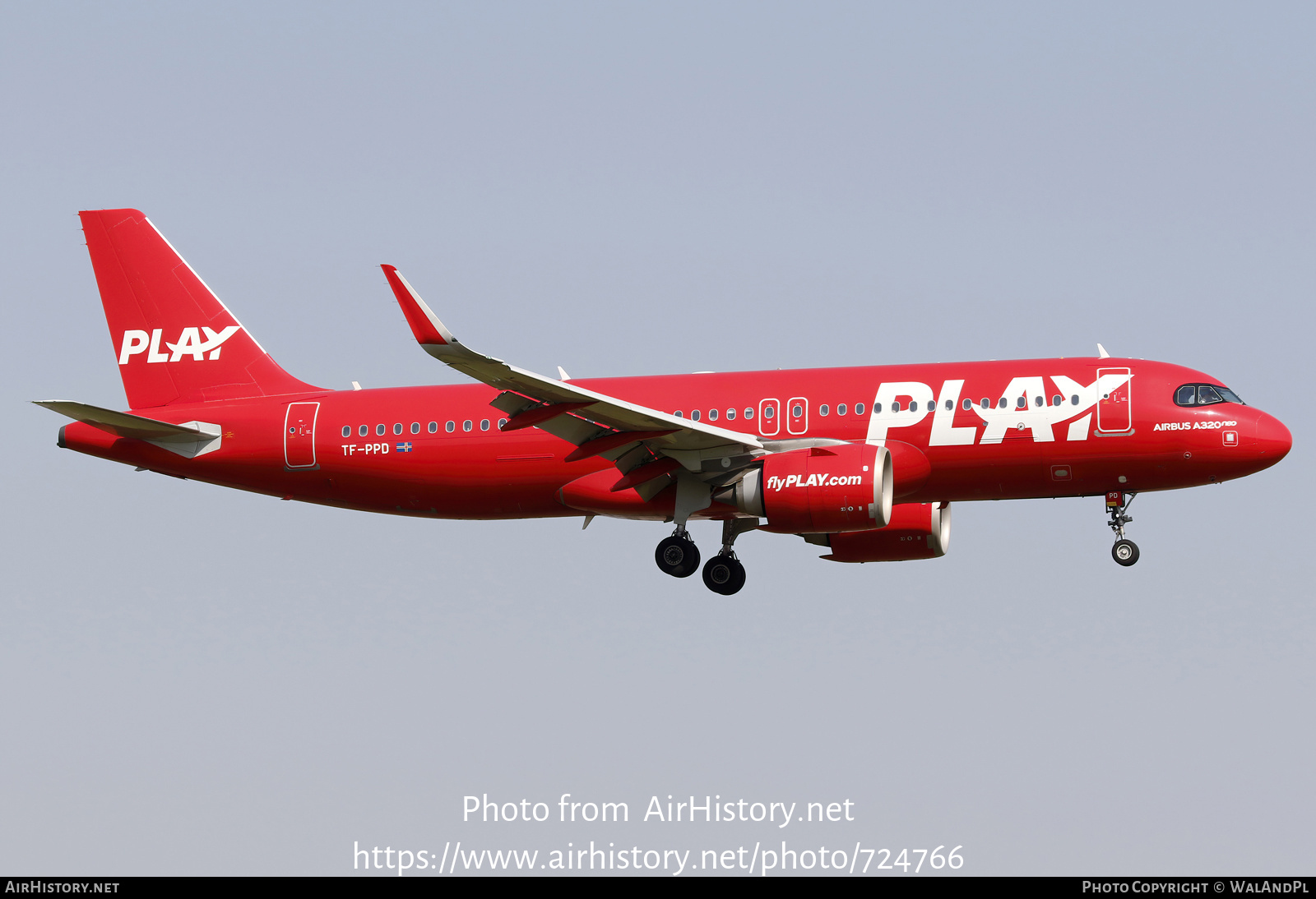 Aircraft Photo of TF-PPD | Airbus A320-251N | Play | AirHistory.net #724766