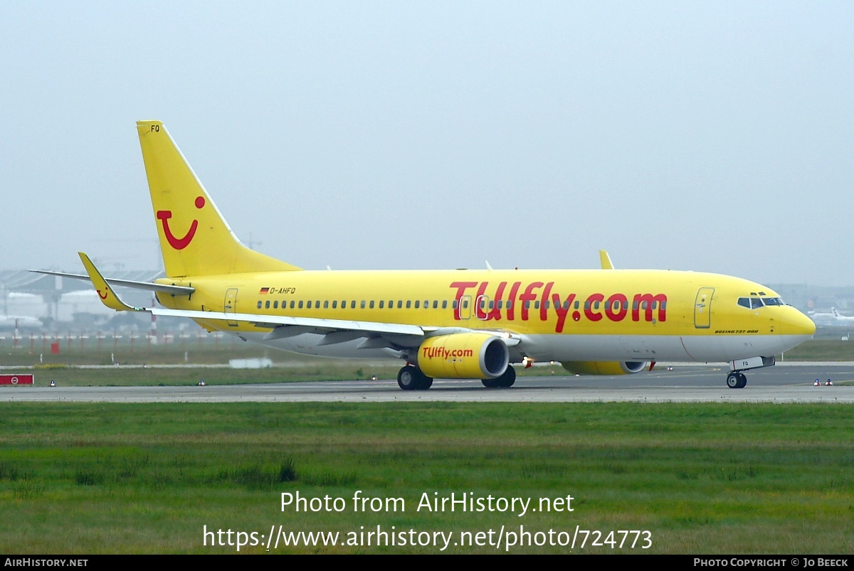 Aircraft Photo of D-AHFQ | Boeing 737-8K5 | TUIfly | AirHistory.net #724773