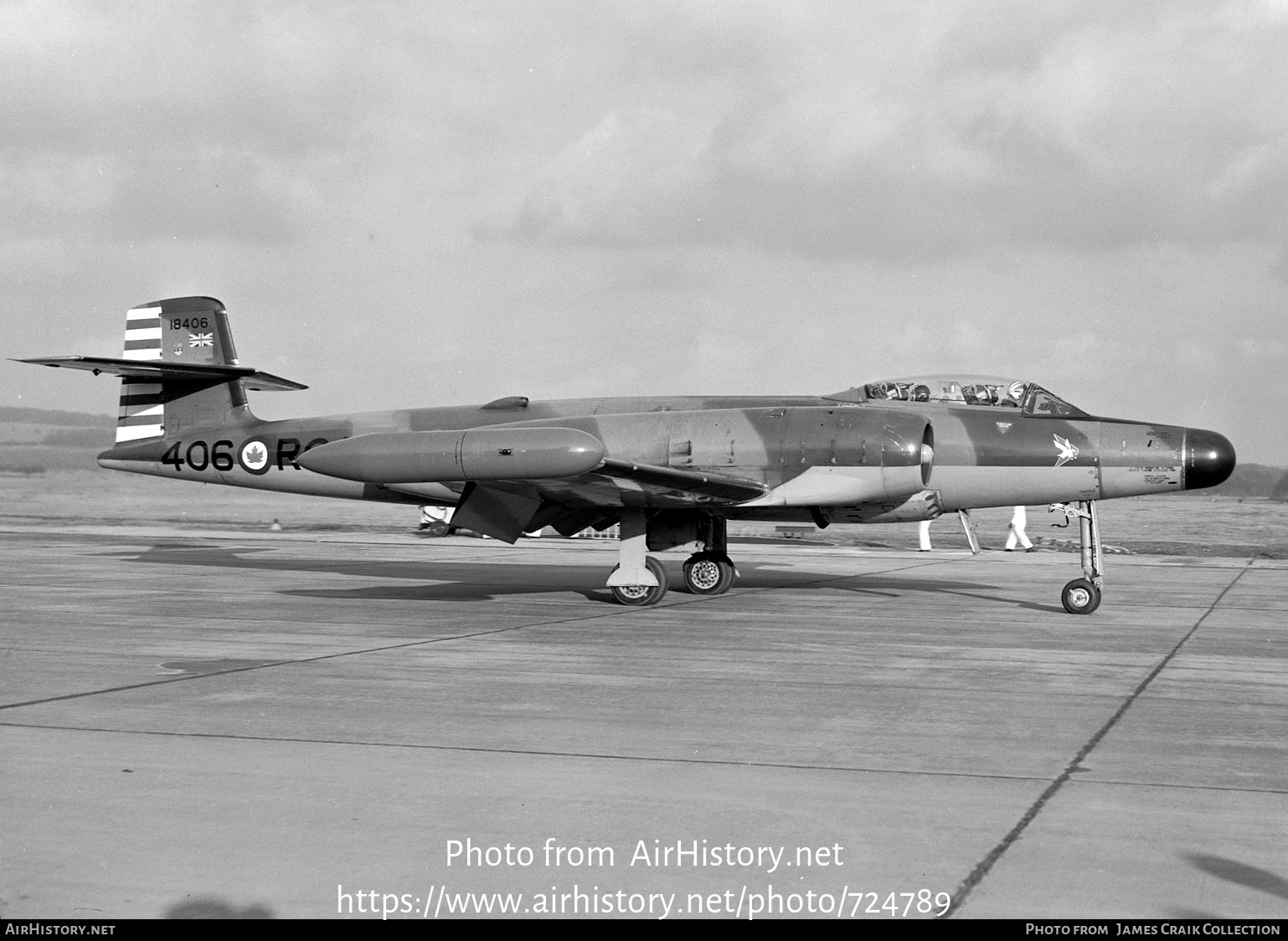 Aircraft Photo of 18406 | Avro Canada CF-100 Canuck Mk.4B | Canada - Air Force | AirHistory.net #724789