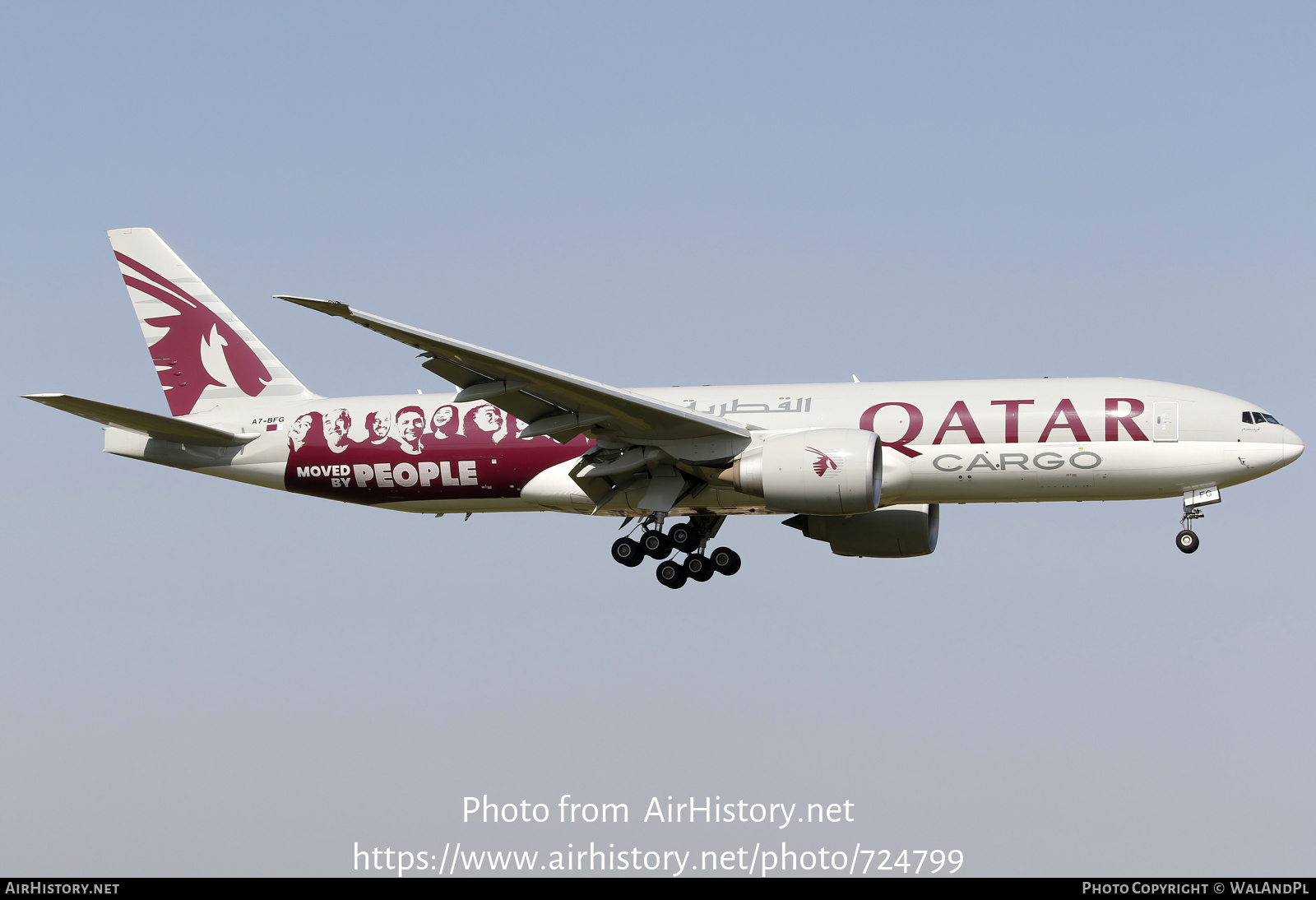 Aircraft Photo of A7-BFG | Boeing 777-FDZ | Qatar Airways Cargo ...