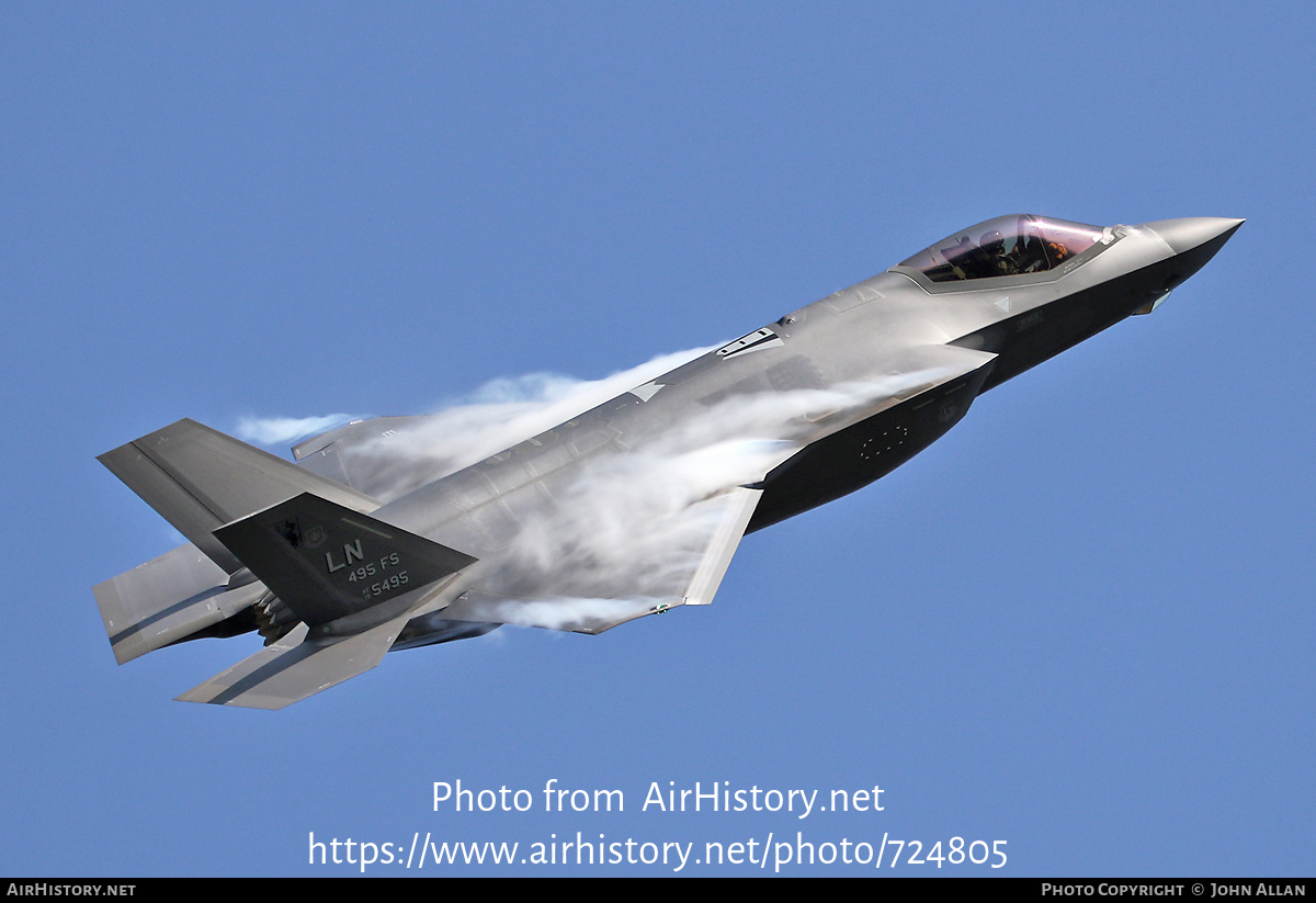 Aircraft Photo of 19-5495 / AF19-5495 | Lockheed Martin F-35A Lightning II | USA - Air Force | AirHistory.net #724805