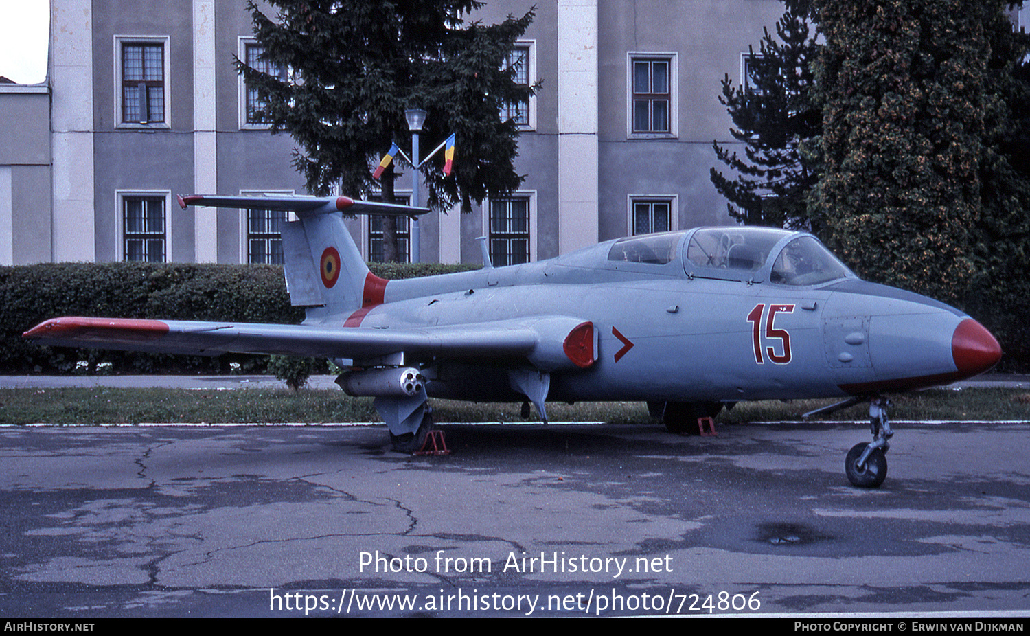 Aircraft Photo of 15 | Aero L-29 Delfin | Romania - Air Force | AirHistory.net #724806