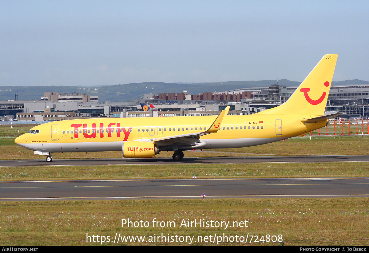 Aircraft Photo of D-ATUJ | Boeing 737-8K5 | TUIfly | AirHistory.net #724808