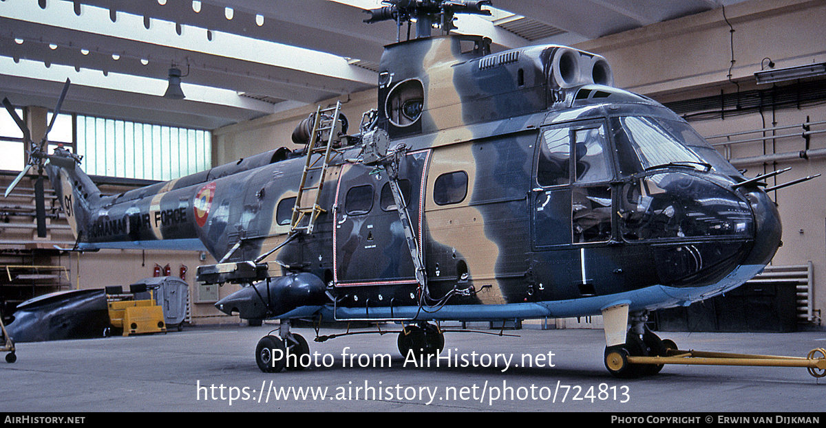 Aircraft Photo of 91 | Aerospatiale IAR-330L Puma | Romania - Air Force | AirHistory.net #724813