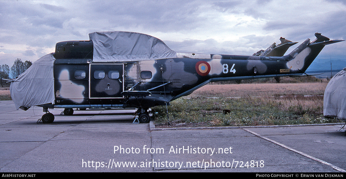 Aircraft Photo of 84 | Aerospatiale IAR-330L Puma | Romania - Air Force | AirHistory.net #724818