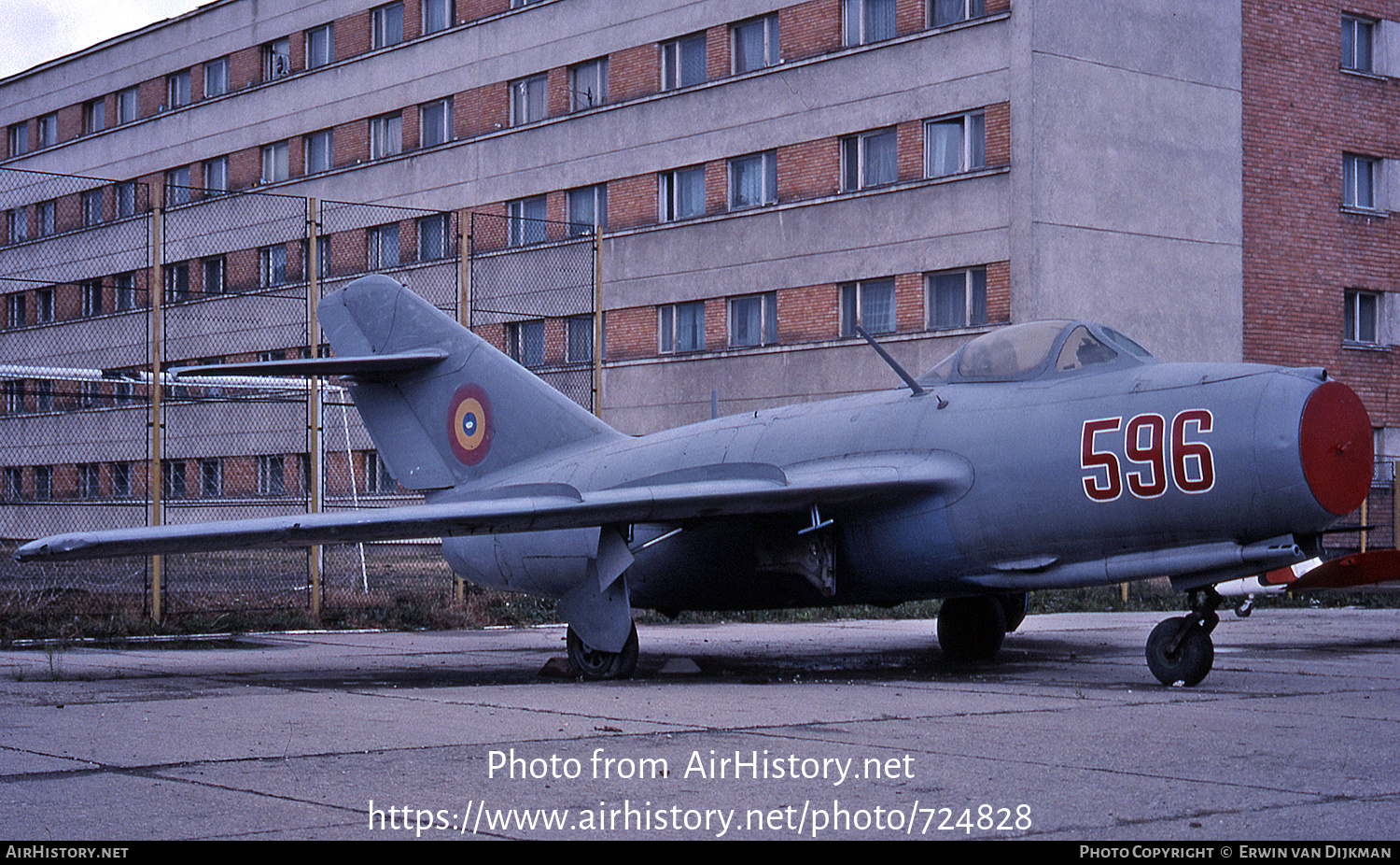 Aircraft Photo of 596 | Aero S-102 (MiG-15) | Romania - Air Force | AirHistory.net #724828