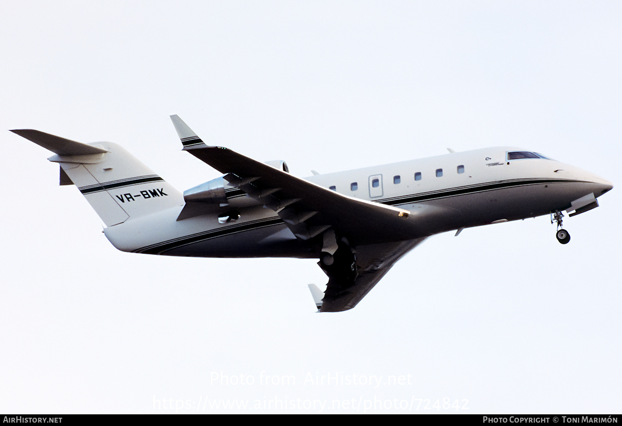 Aircraft Photo of VR-BMK | Canadair Challenger 601-3A (CL-600-2B16) | AirHistory.net #724842