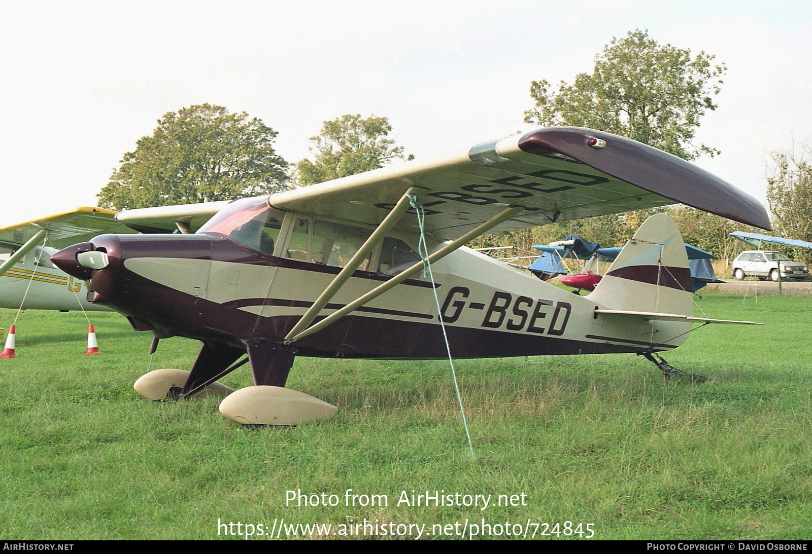 Aircraft Photo of G-BSED | Piper PA-22/20-160 Pacer | AirHistory.net #724845