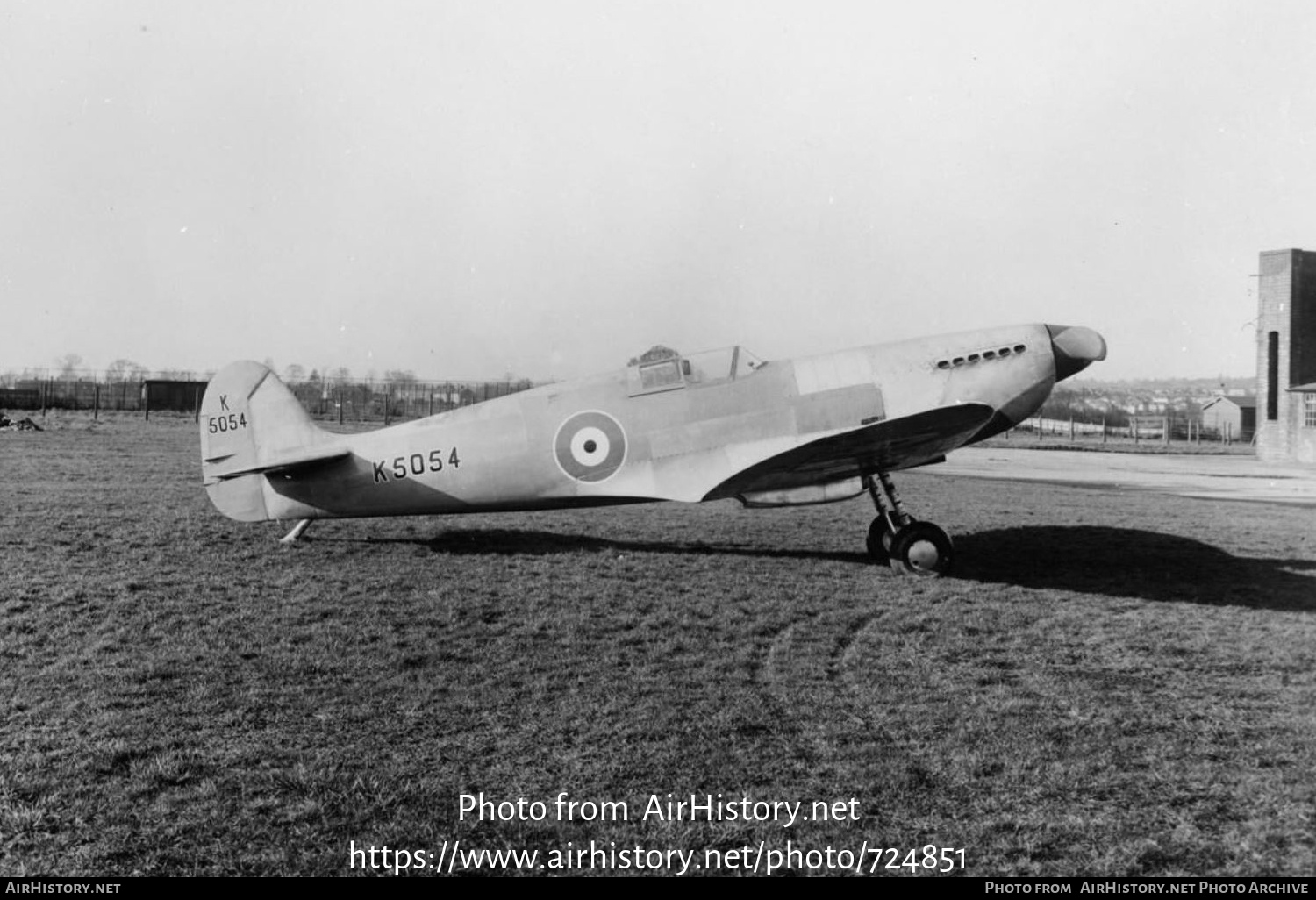 Aircraft Photo of K5054 | Supermarine 300 Spitfire Mk1 | UK - Air Force | AirHistory.net #724851