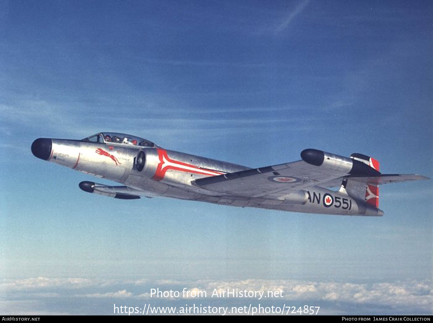 Aircraft Photo of 18551 | Avro Canada CF-100 Canuck Mk.5 | Canada - Air Force | AirHistory.net #724857