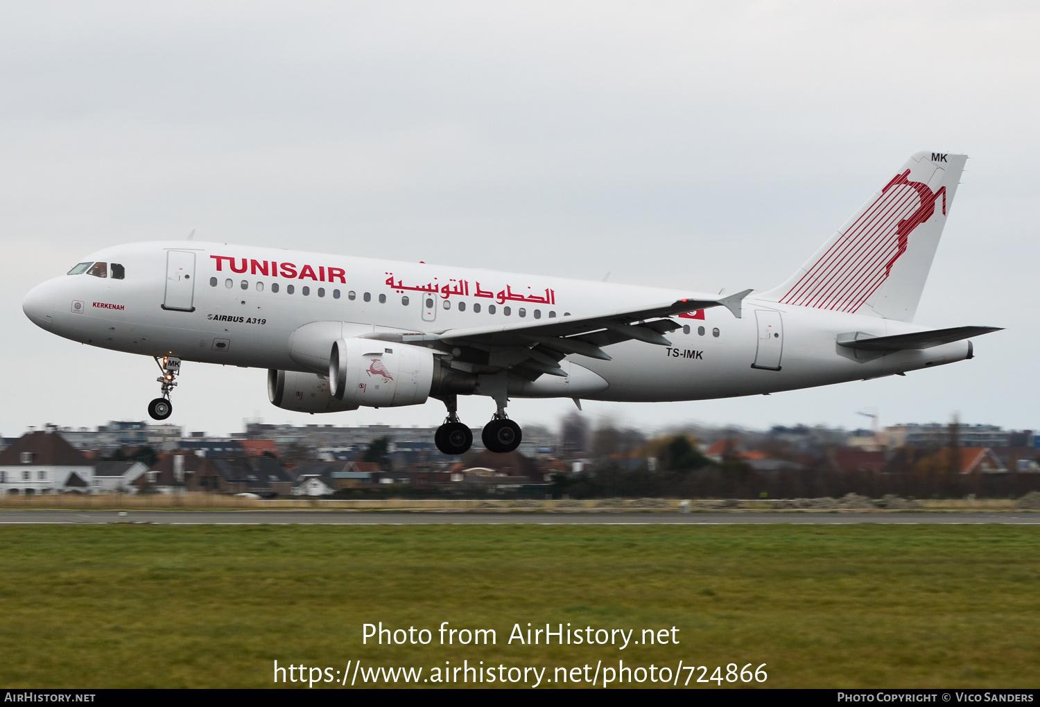 Aircraft Photo of TS-IMK | Airbus A319-114 | Tunisair | AirHistory.net #724866