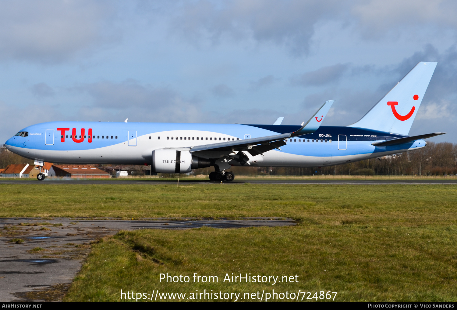 Aircraft Photo of OO-JNL | Boeing 767-304/ER | TUI | AirHistory.net #724867