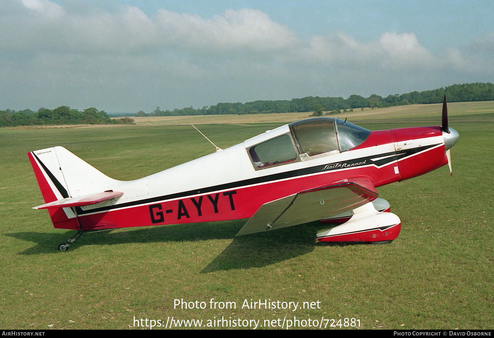 Aircraft Photo of G-AYYT | Jodel DR-1050/M-1 Sicile Record | AirHistory.net #724881