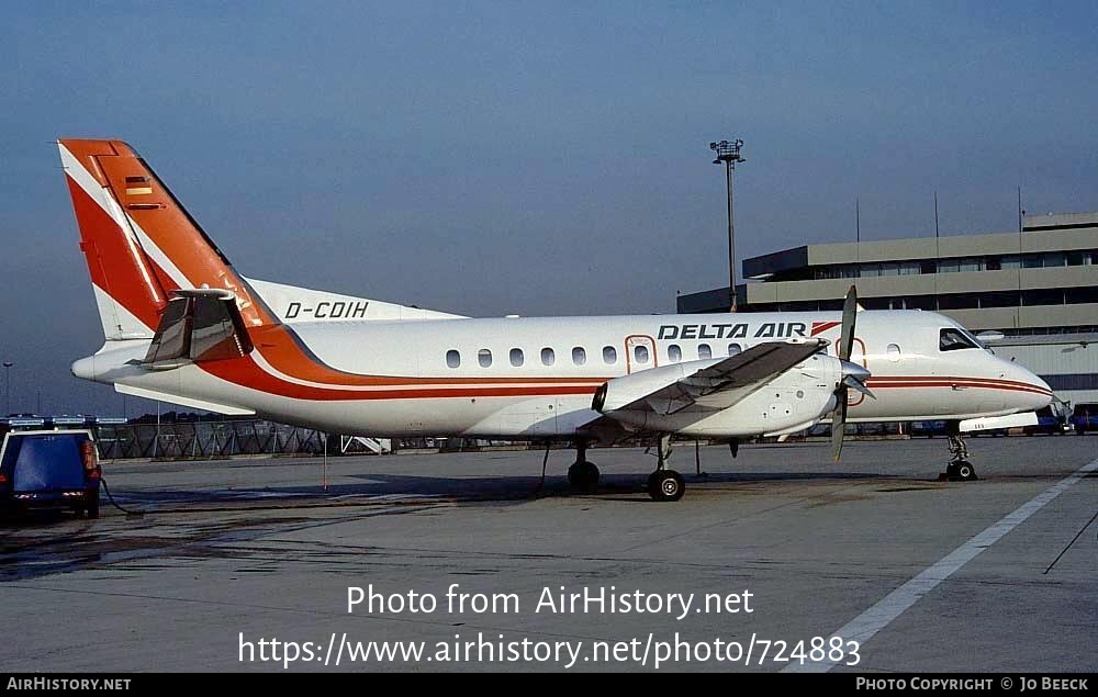 Aircraft Photo of D-CDIH | Saab-Fairchild SF-340A | Delta Air | AirHistory.net #724883