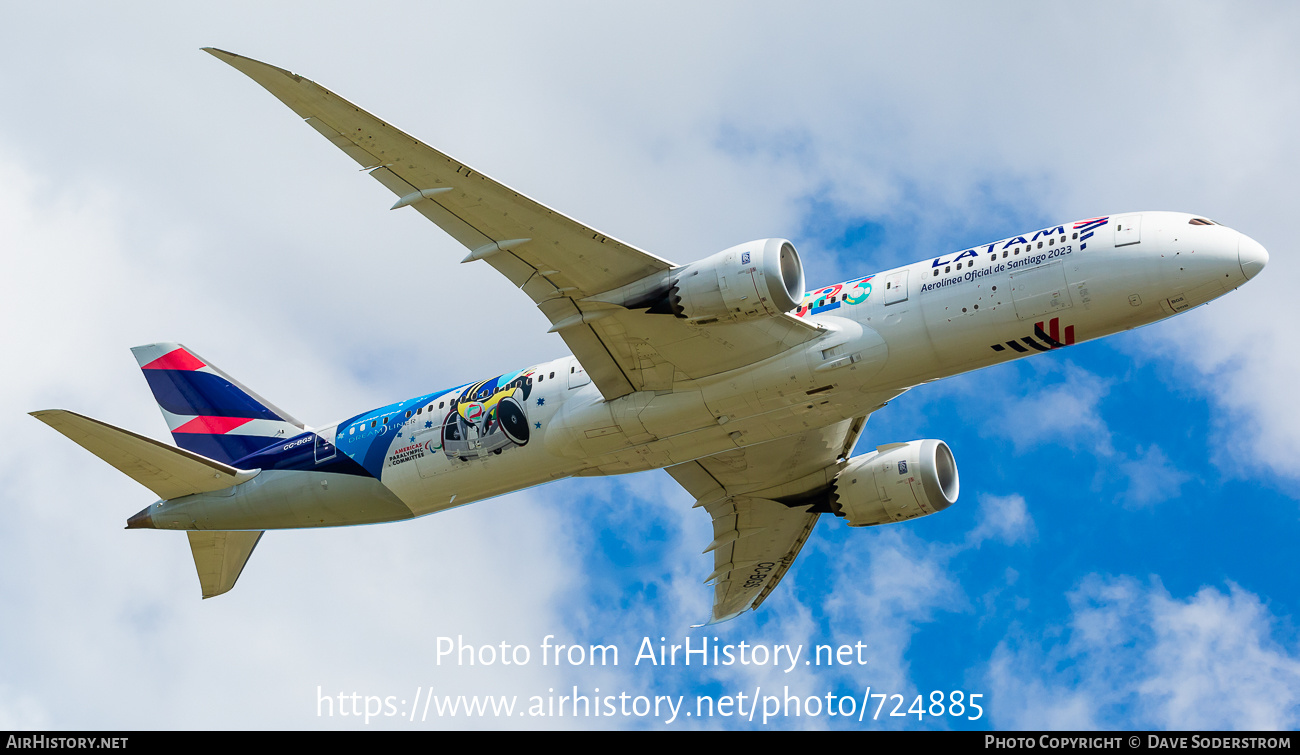 Aircraft Photo of CC-BGS | Boeing 787-9 Dreamliner | LATAM Airlines | AirHistory.net #724885