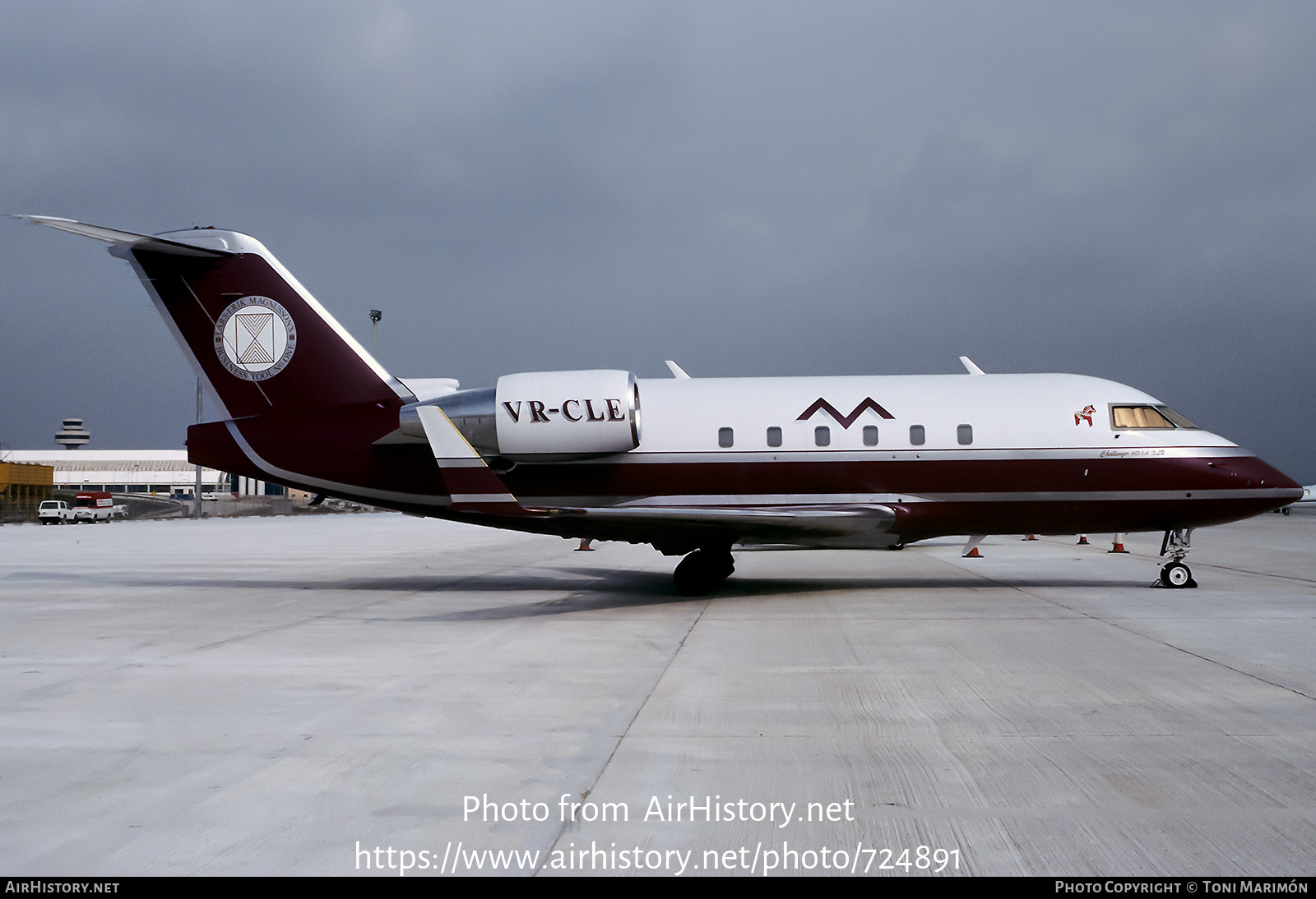 Aircraft Photo of VR-CLE | Canadair Challenger 601-3A (CL-600-2B16) | Larmag Group | AirHistory.net #724891