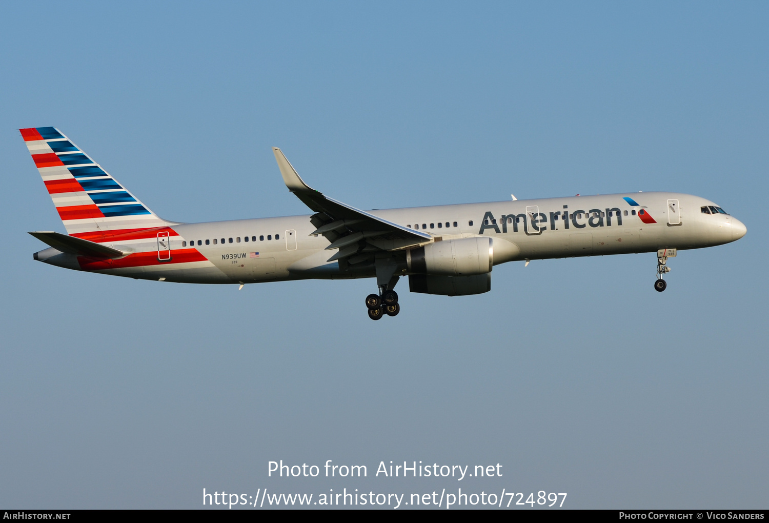 Aircraft Photo of N939UW | Boeing 757-2B7 | American Airlines | AirHistory.net #724897