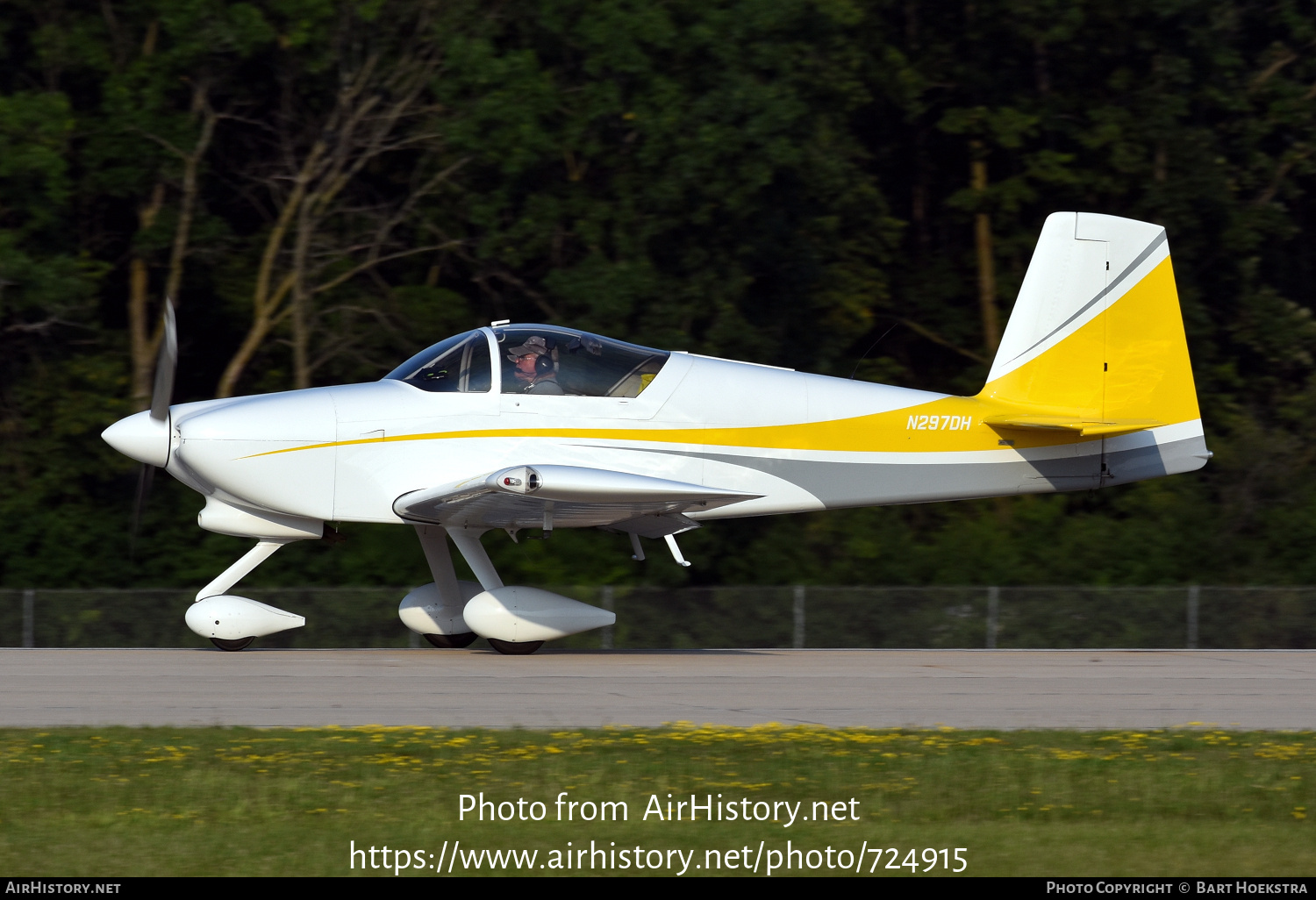 Aircraft Photo of N297DH | Van's RV-7A | AirHistory.net #724915