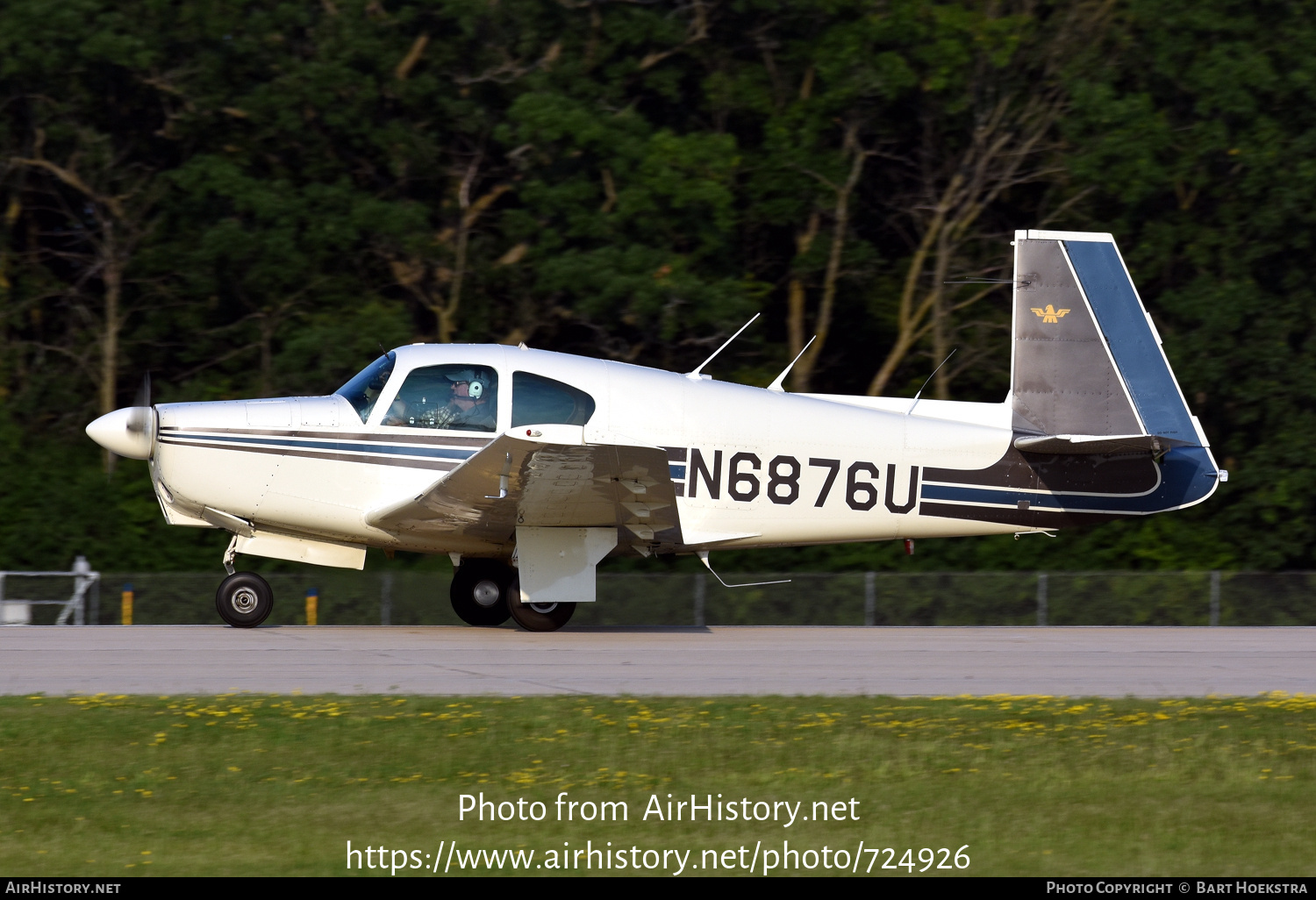 Aircraft Photo of N6876U | Mooney M-20C | AirHistory.net #724926