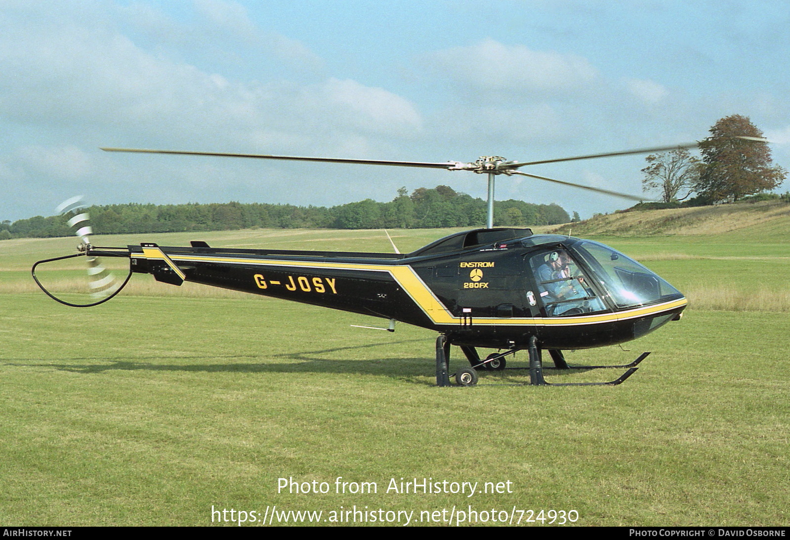 Aircraft Photo of G-JOSY | Enstrom 280FX Shark | AirHistory.net #724930