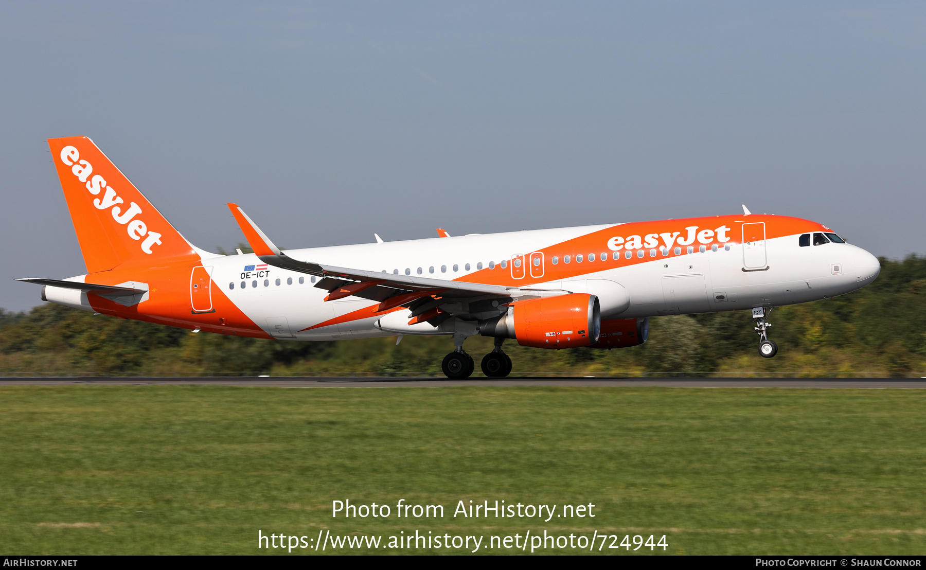 Aircraft Photo of OE-ICT | Airbus A320-214 | EasyJet | AirHistory.net #724944