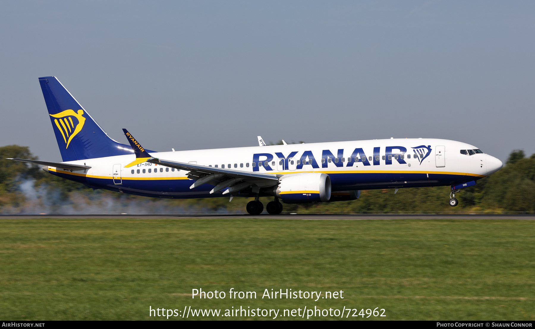 Aircraft Photo of EI-IHO | Boeing 737-8200 Max 200 | Ryanair | AirHistory.net #724962