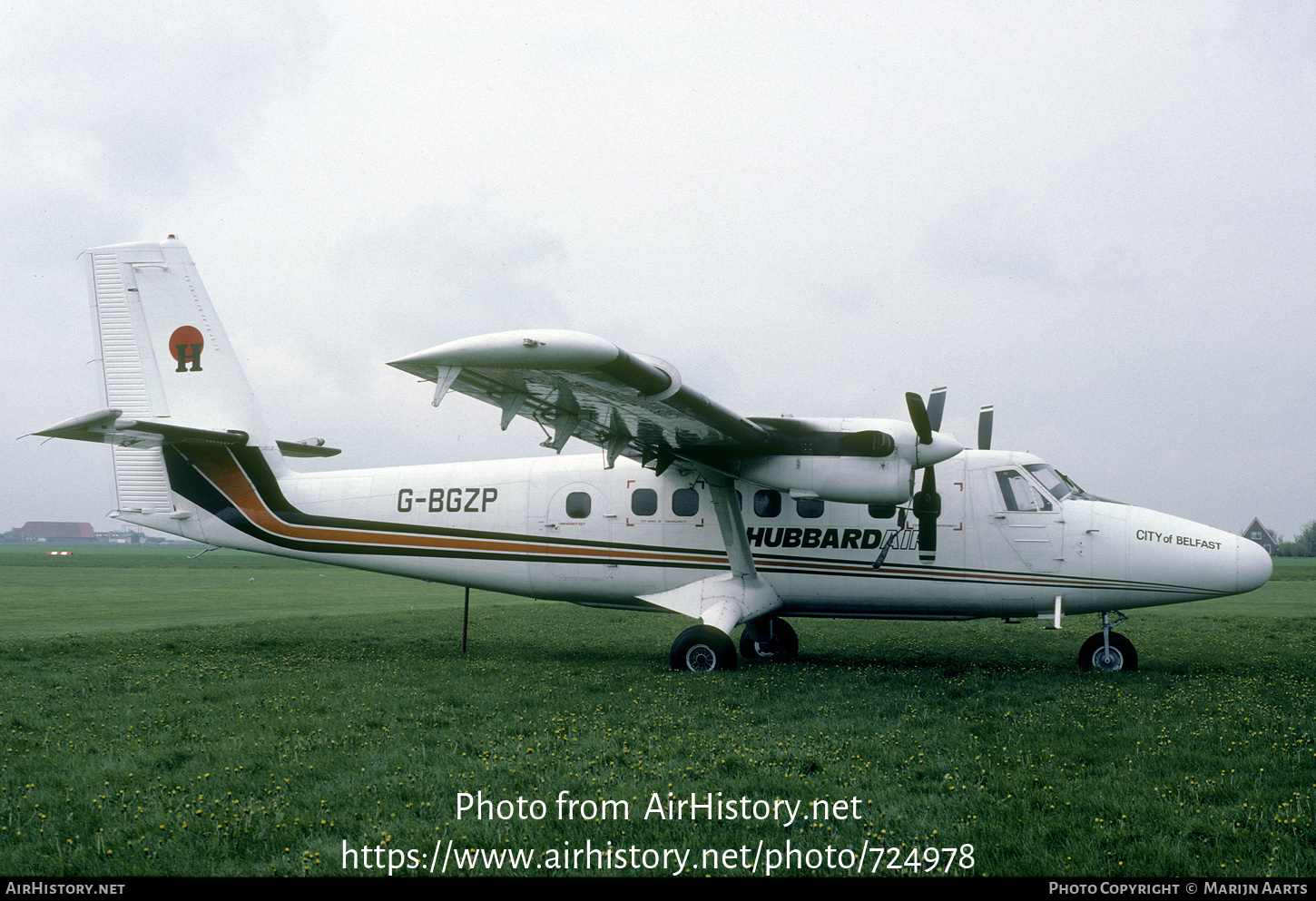 Aircraft Photo of G-BGZP | De Havilland Canada DHC-6-300 Twin Otter | Hubbardair | AirHistory.net #724978