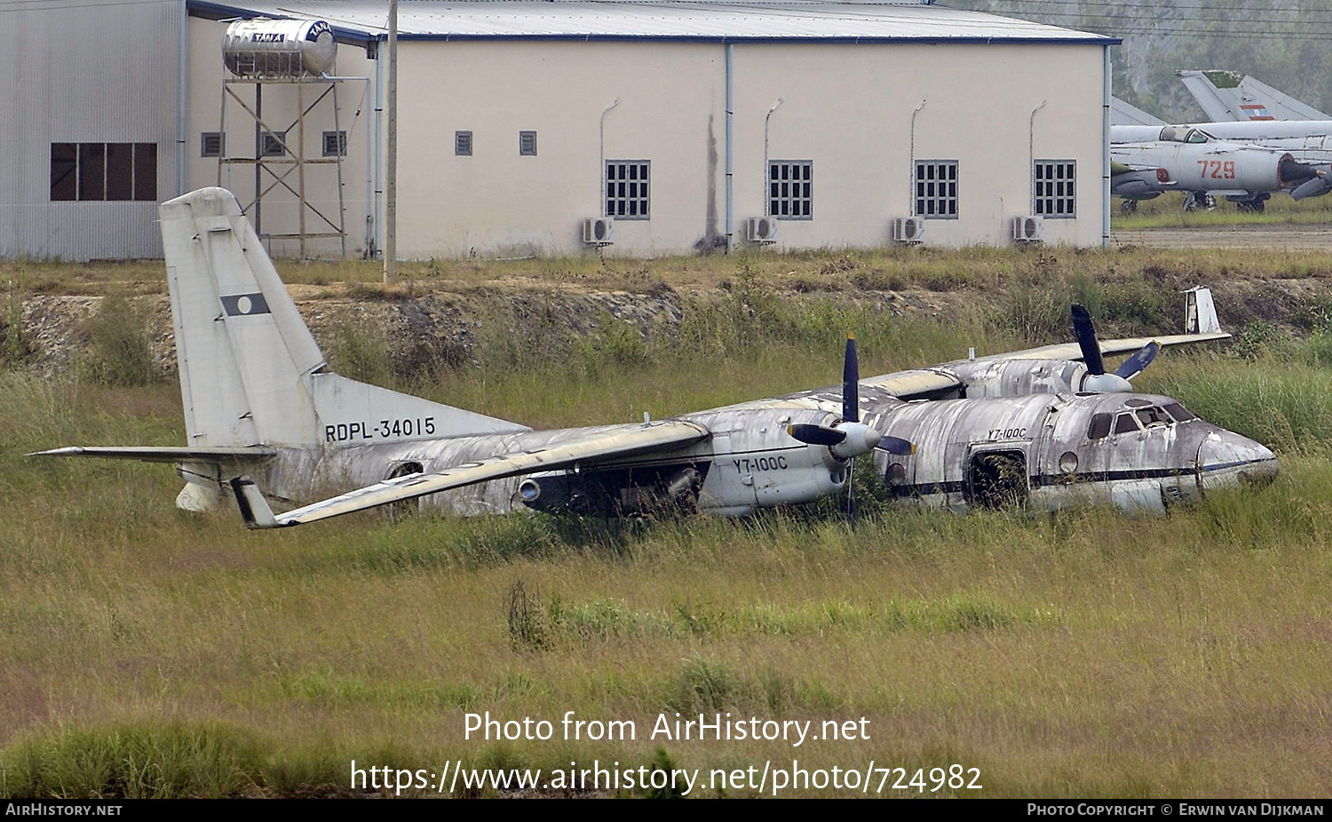 Aircraft Photo of RDPL-34015 | Xian Y7-100C | Laos - Air Force | AirHistory.net #724982