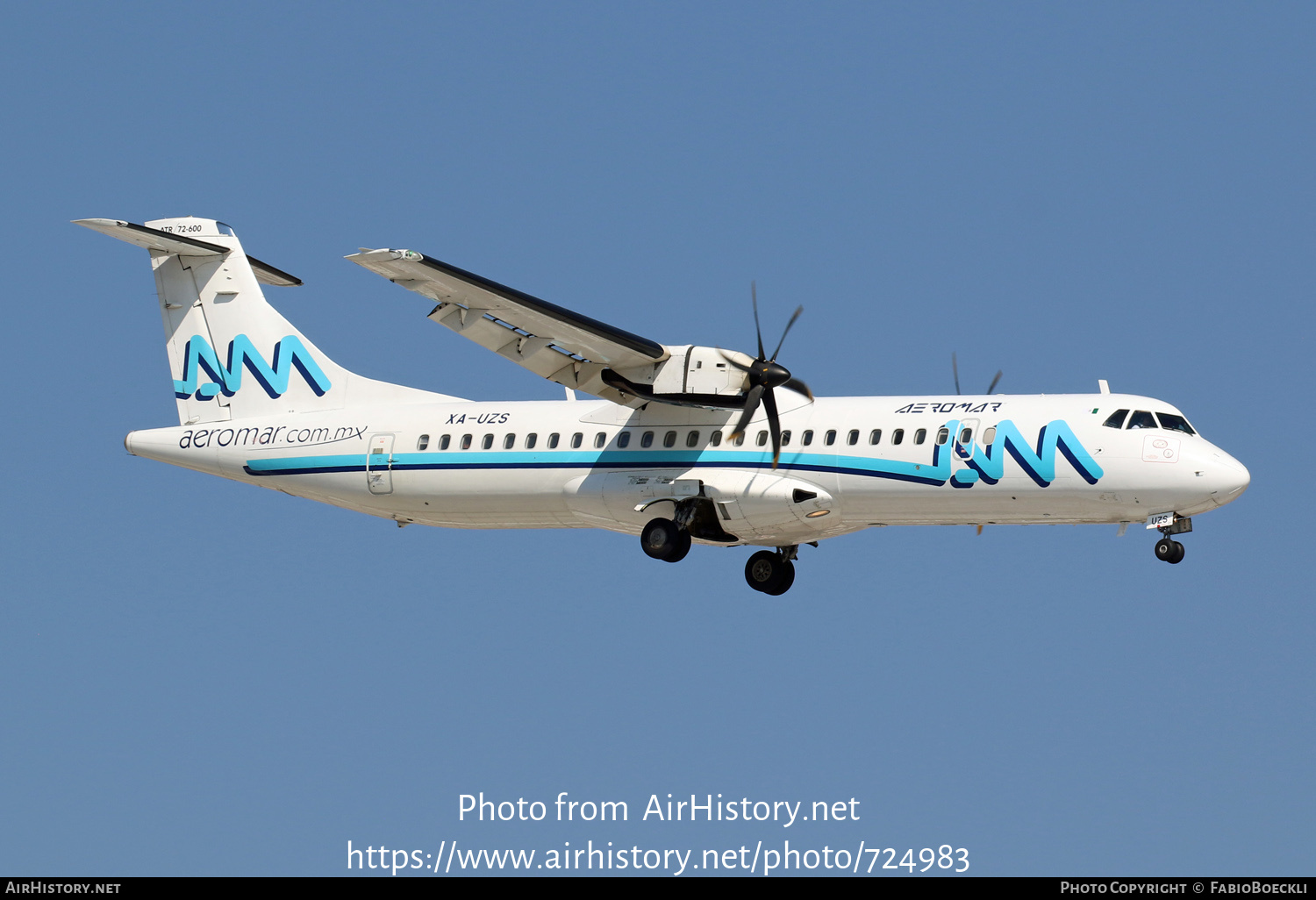 Aircraft Photo of XA-UZS | ATR ATR-72-500 (ATR-72-212A) | Aeromar | AirHistory.net #724983