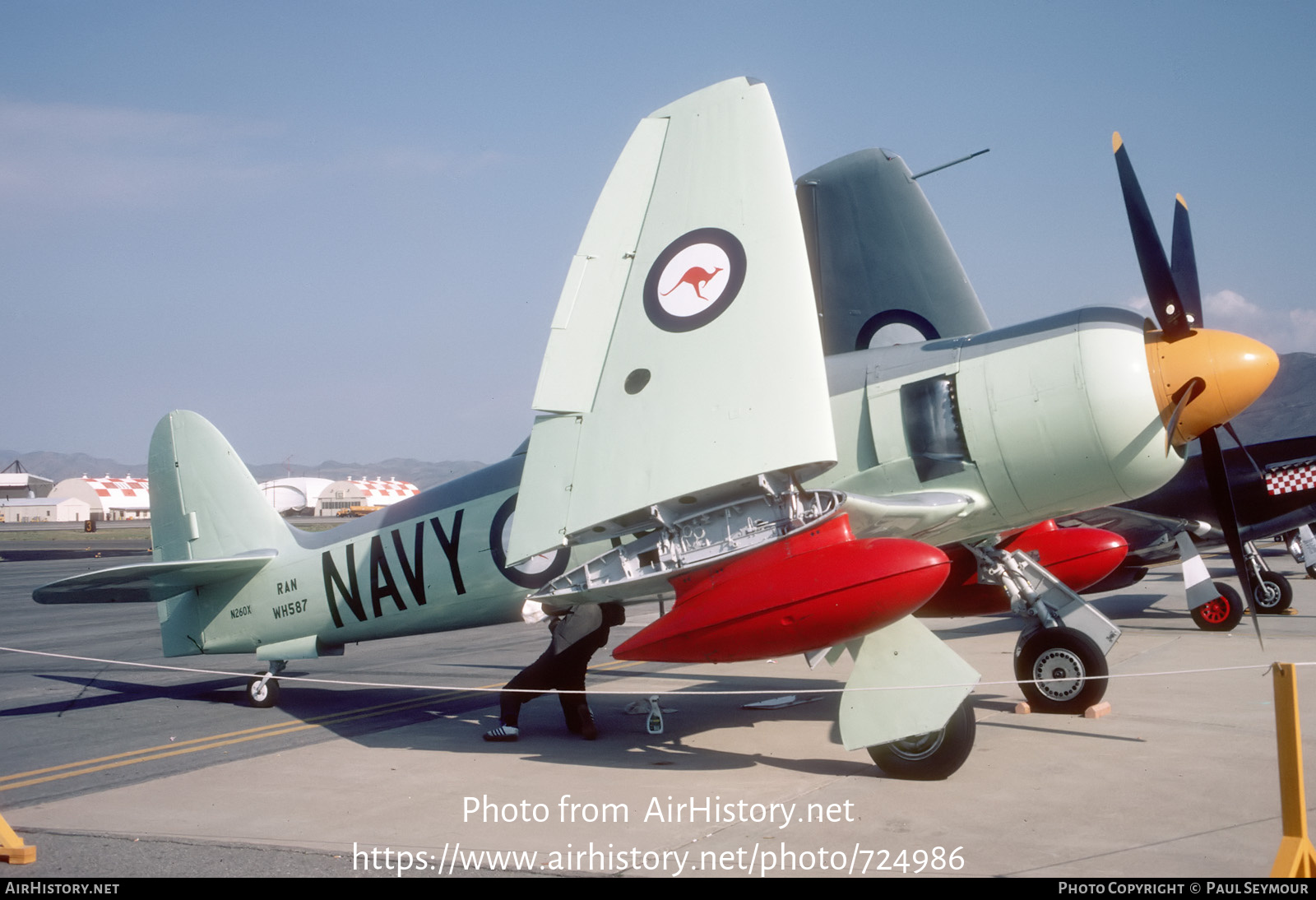 Aircraft Photo of N260X / WH587 | Hawker Sea Fury FB11 | Australia - Navy | AirHistory.net #724986