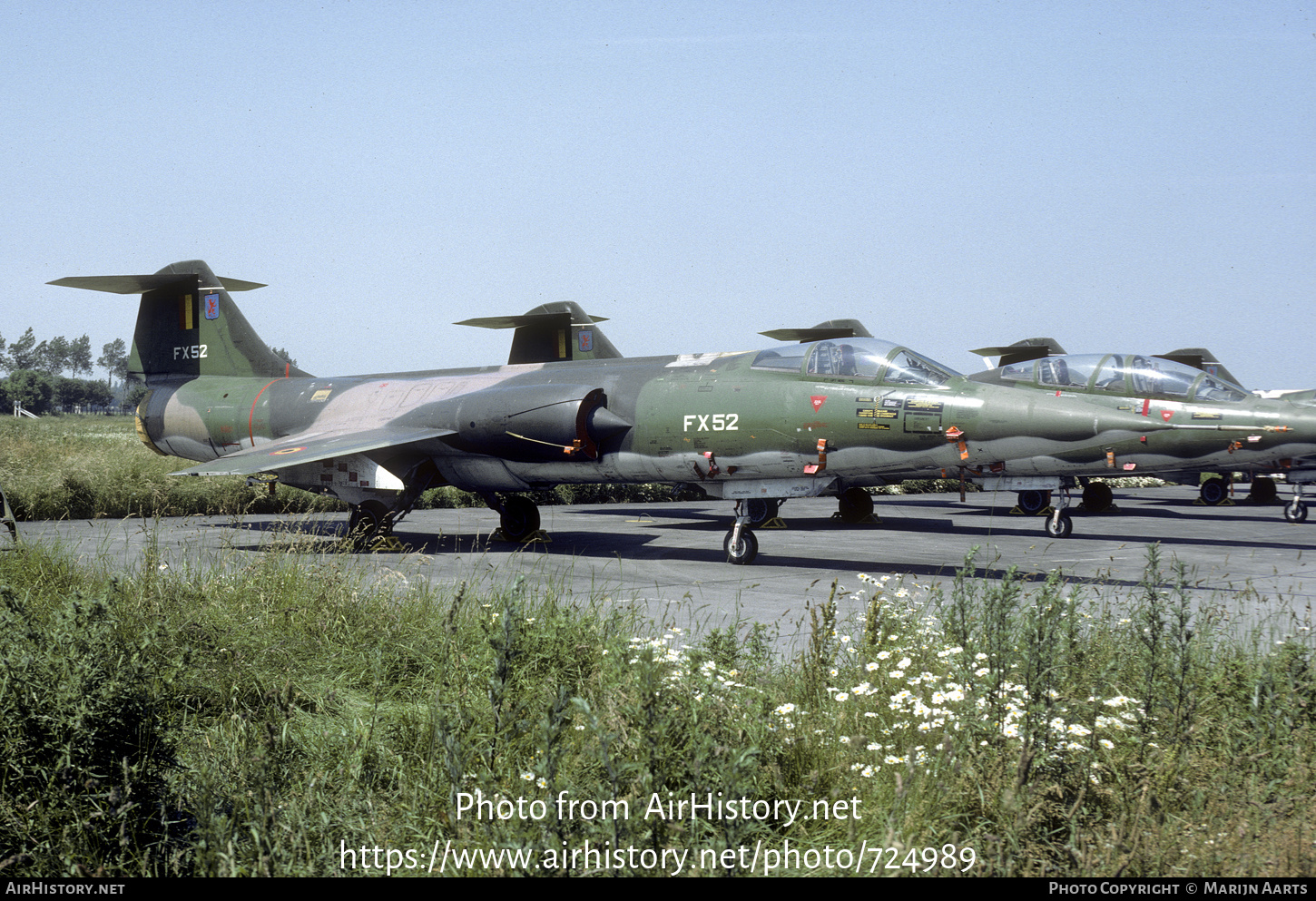 Aircraft Photo of FX52 | Lockheed F-104G Starfighter | Belgium - Air Force | AirHistory.net #724989