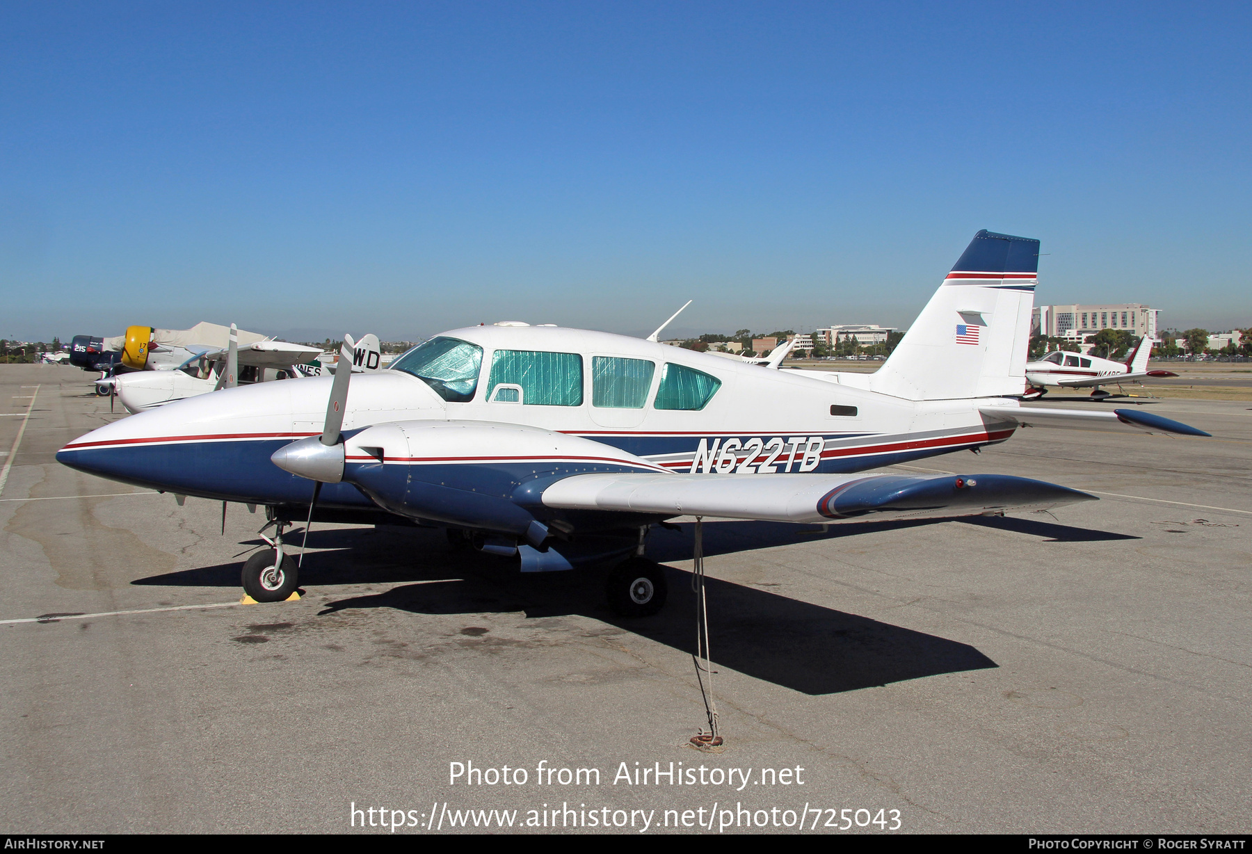 Aircraft Photo of N622TB | Piper PA-23-250 Aztec F | AirHistory.net #725043