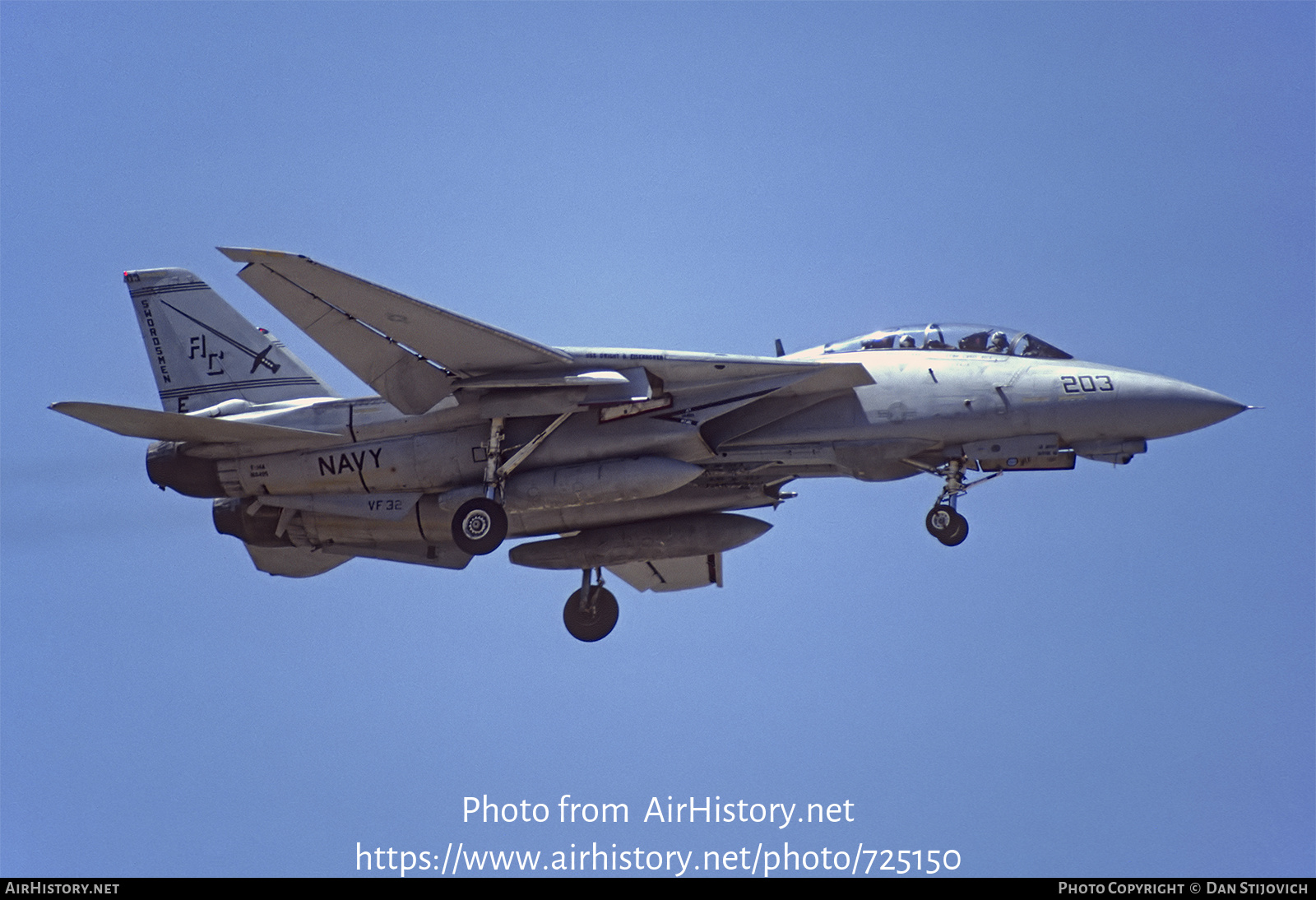 Aircraft Photo of 160405 | Grumman F-14A Tomcat | USA - Navy | AirHistory.net #725150