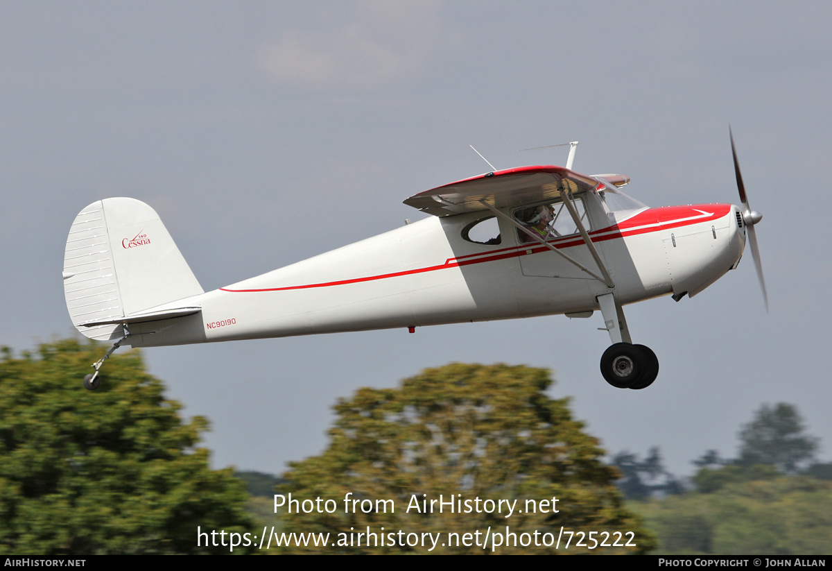 Aircraft Photo of N90190 / NC90190 | Cessna 140 | AirHistory.net #725222