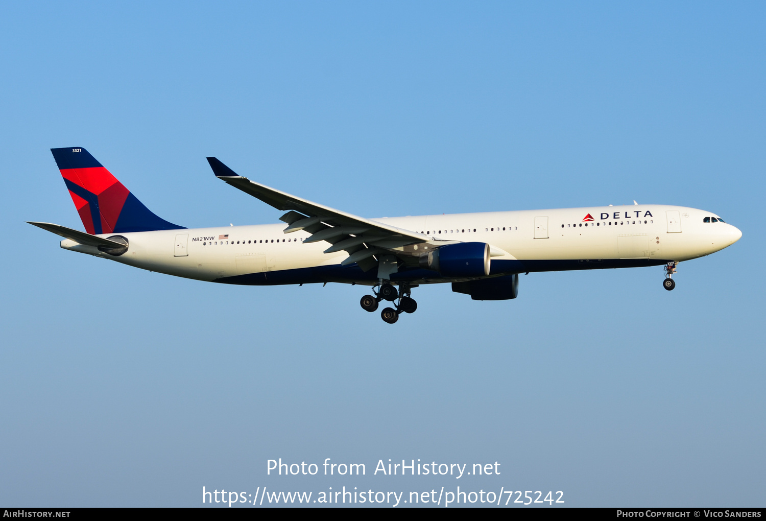 Aircraft Photo of N821NW | Airbus A330-323 | Delta Air Lines | AirHistory.net #725242